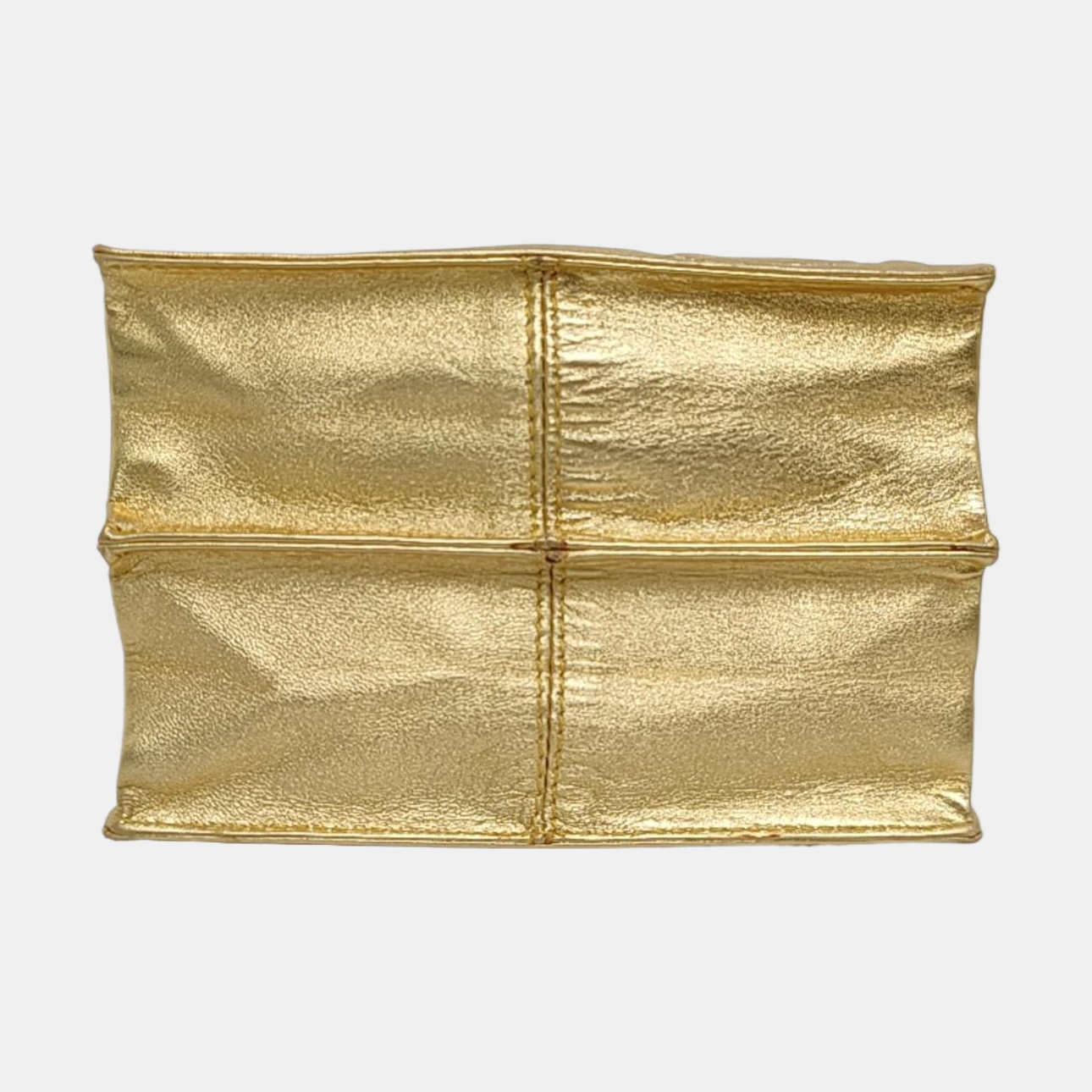 LOEWE Golden Leather Single Shoulder Crossbody Tote Bag Golden hardware Removable shoulder strap-(SKU)-955847634