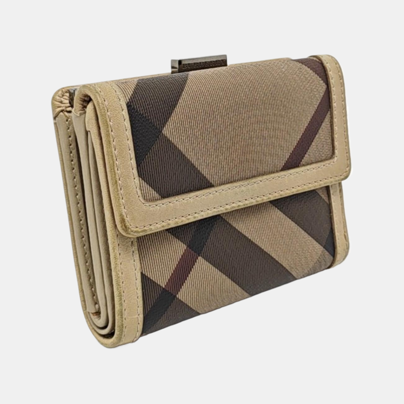BURBERRY Multicolor Coated Canvas Wallet-(SKU)-955852193