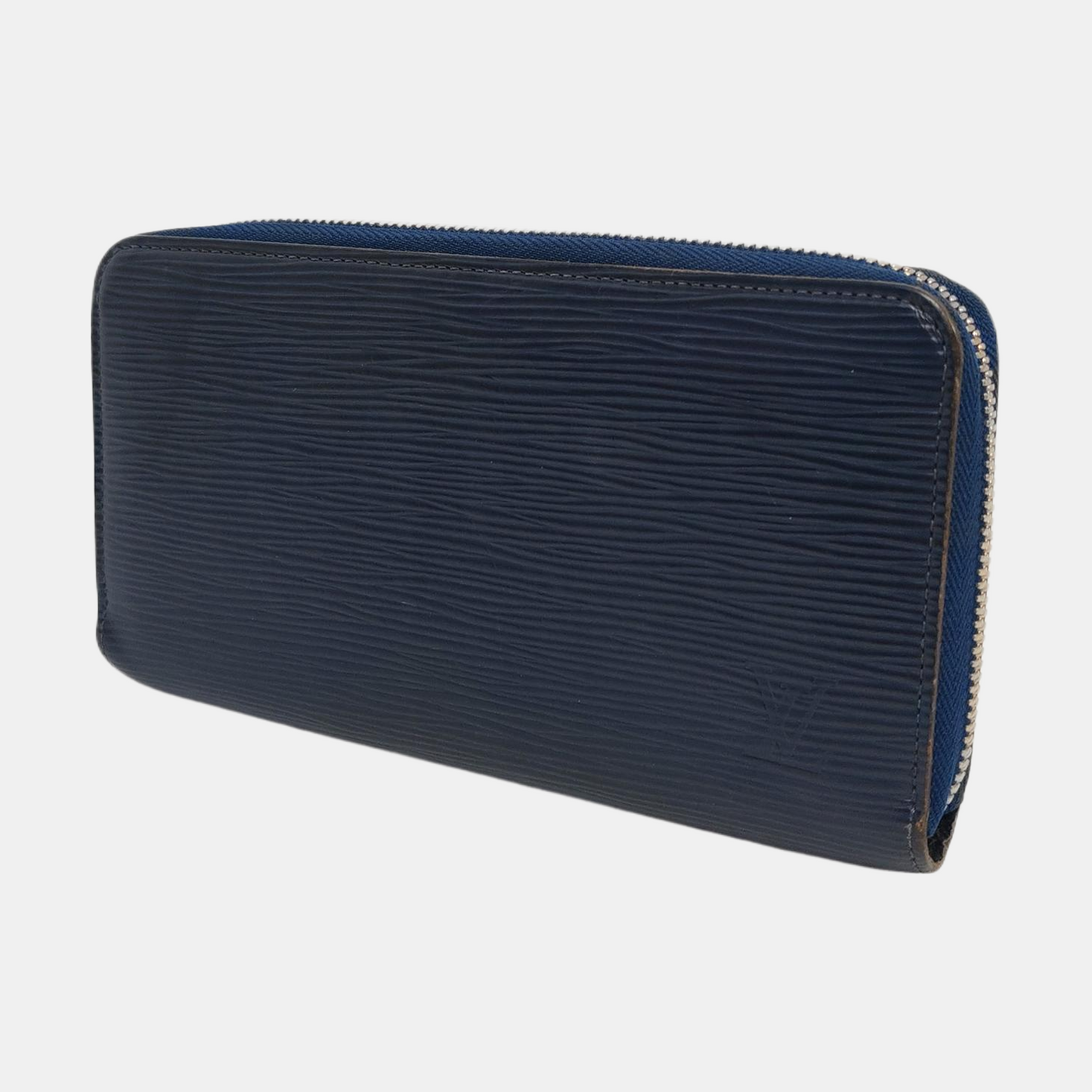 LOUIS VUITTON 深蓝色EPI牛皮水波纹钱包 Silver Hardware-(SKU)-955956837