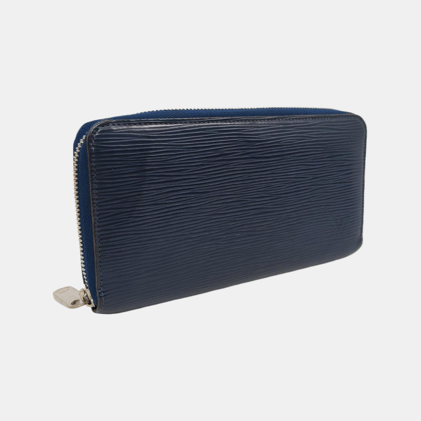 LOUIS VUITTON 深蓝色EPI牛皮水波纹钱包 Silver Hardware-(SKU)-955956837