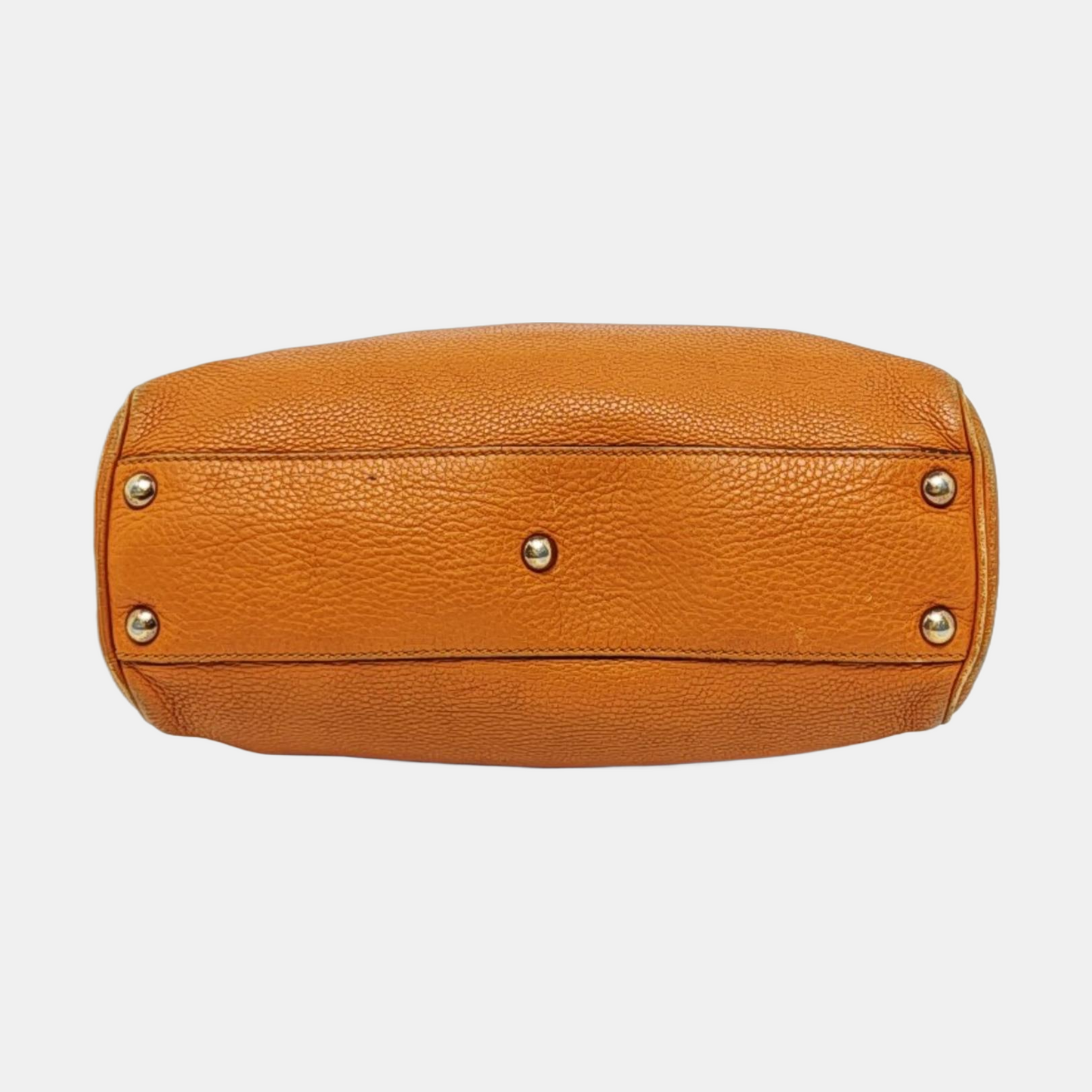 GUCCI Bamboo 1947 Ginger Yellow Calfskin Bamboo Handle Single Shoulder Bag Handbag Golden hardware Removable shoulder strap-(SKU)-956063224