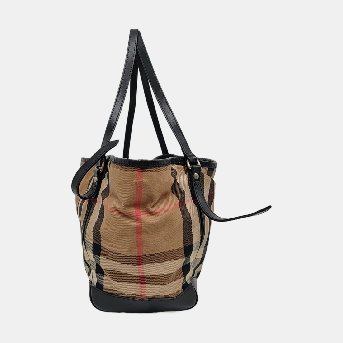 BURBERRY Canterbury Brown Canvas Single Shoulder Bag Handbag Golden hardware-(SKU)-956090966