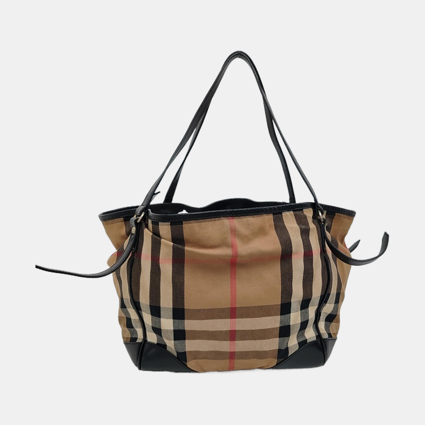 BURBERRY Canterbury Brown Canvas Single Shoulder Bag Handbag Golden hardware-(SKU)-956090966