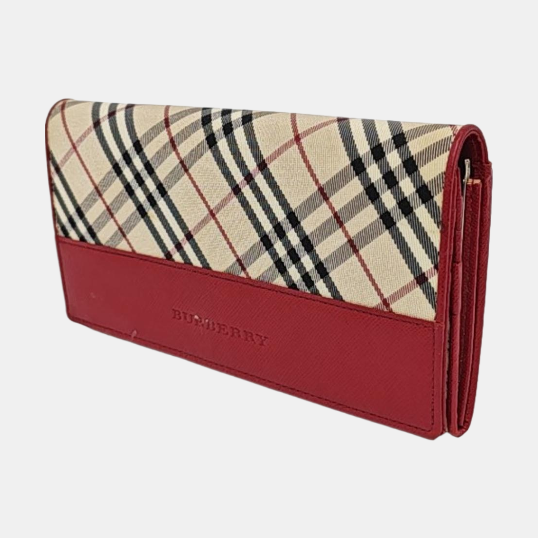 BURBERRY Multicolor Canvas Wallet Silver Hardware-(SKU)-951815564