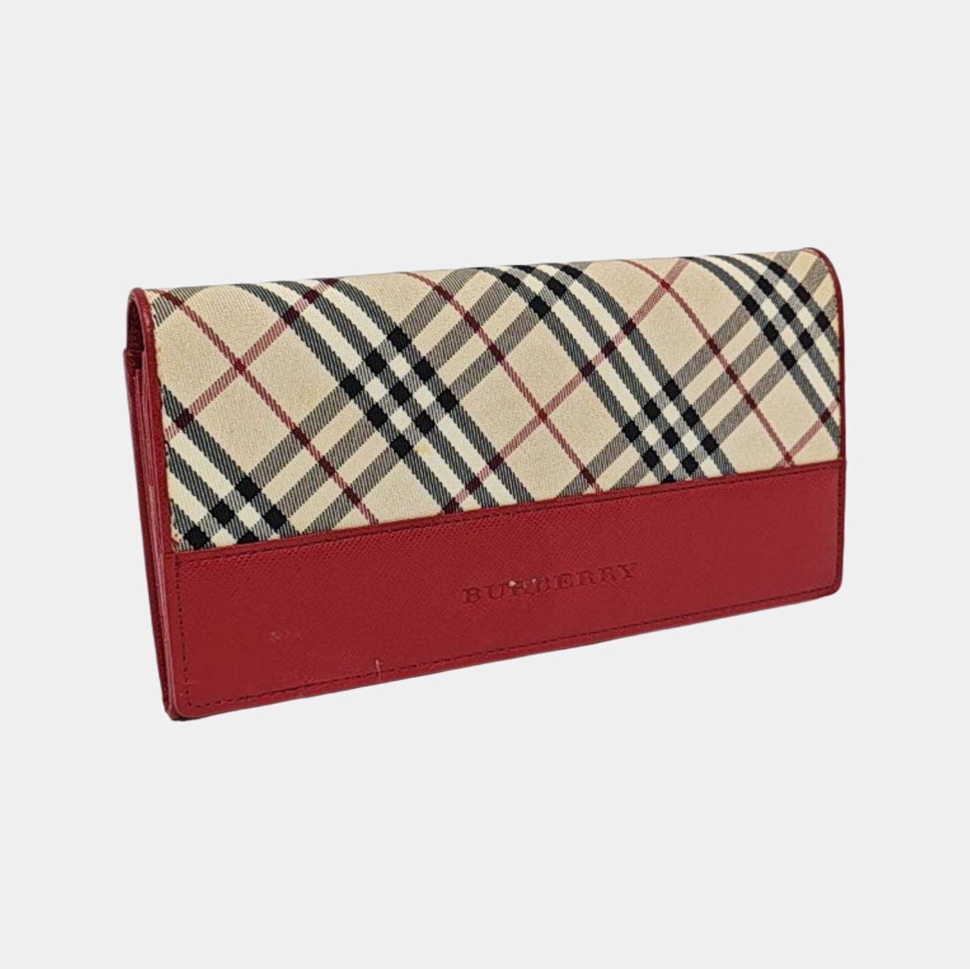 BURBERRY Multicolor Canvas Wallet Silver Hardware-(SKU)-951815564