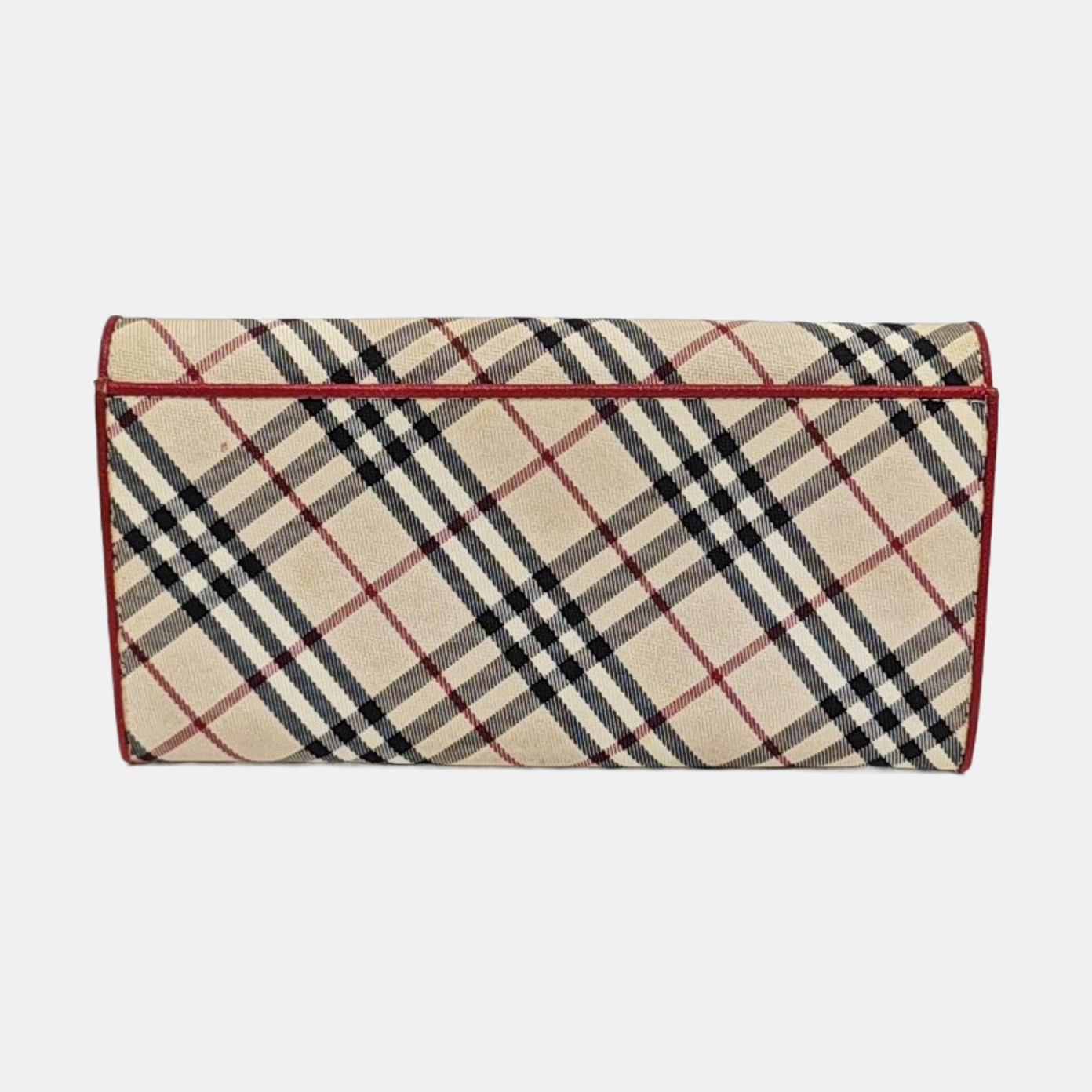 BURBERRY Multicolor Canvas Wallet Silver Hardware-(SKU)-951815564