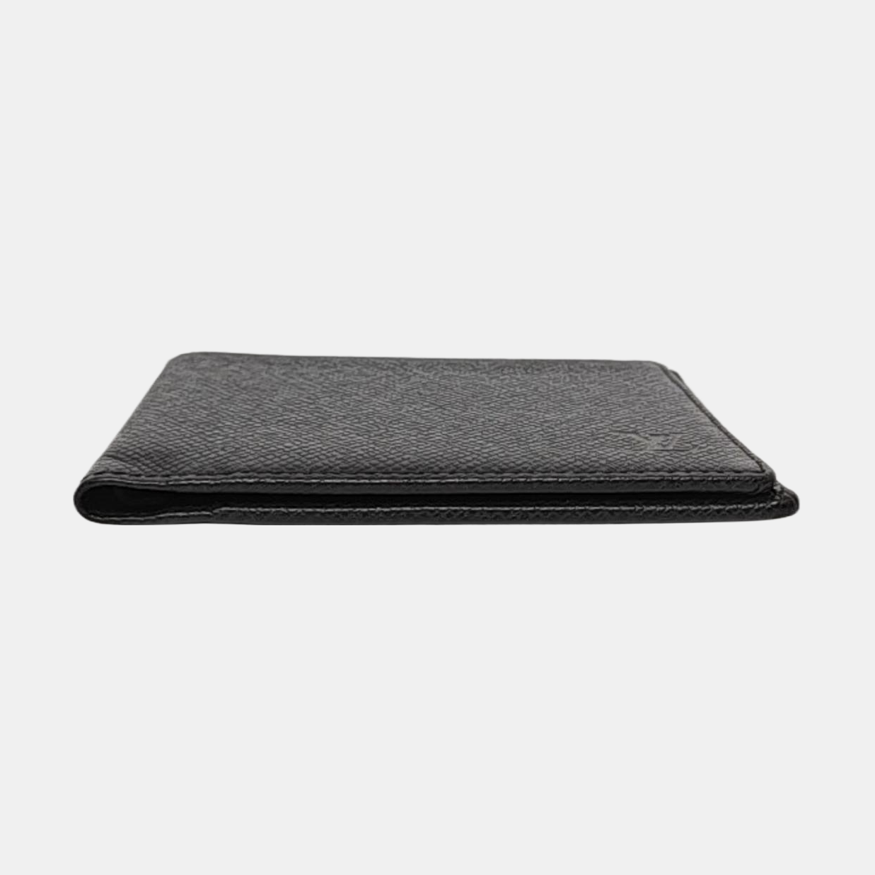 LOUIS VUITTON AMERIGO Black Cowhide Wallet Silver Hardware-(SKU)-956110152