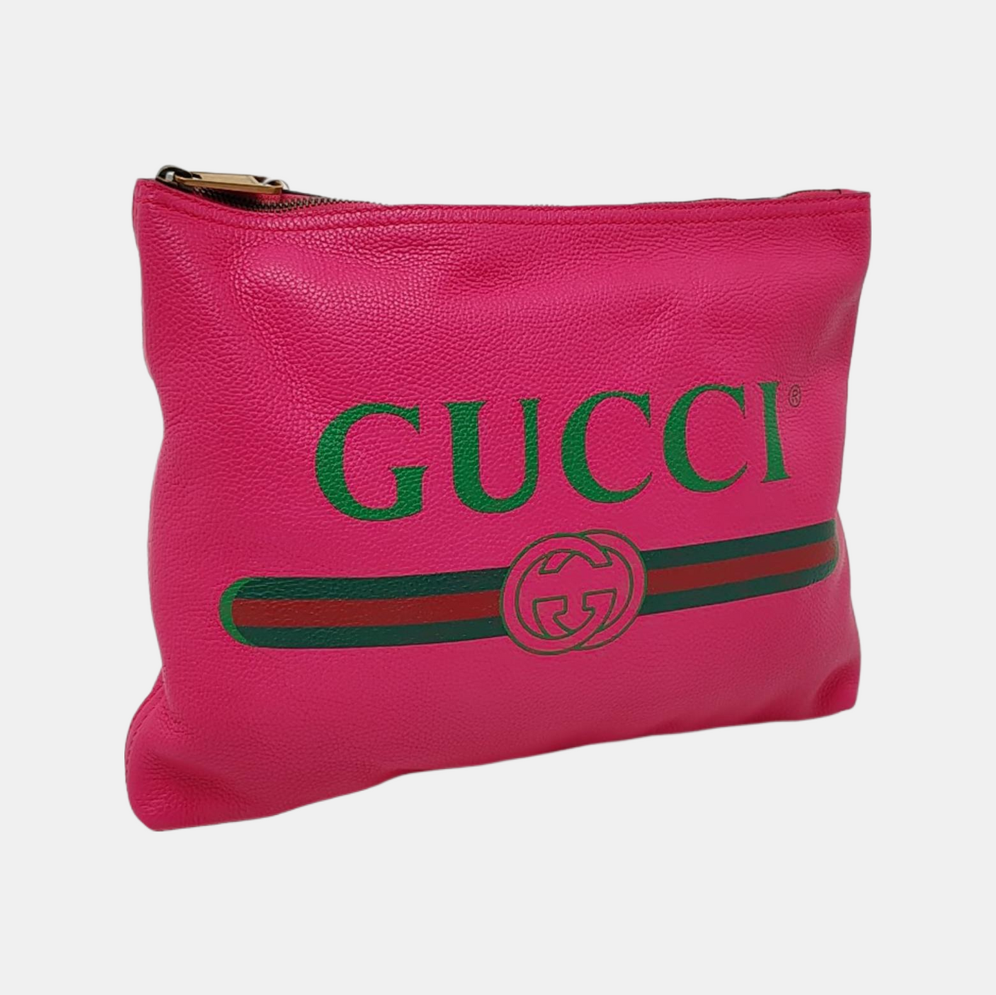 GUCCI Print Medium size Pink Cowhide Printed Handbag Crossbody Shoulder Bag Golden hardware-(SKU)-956241245