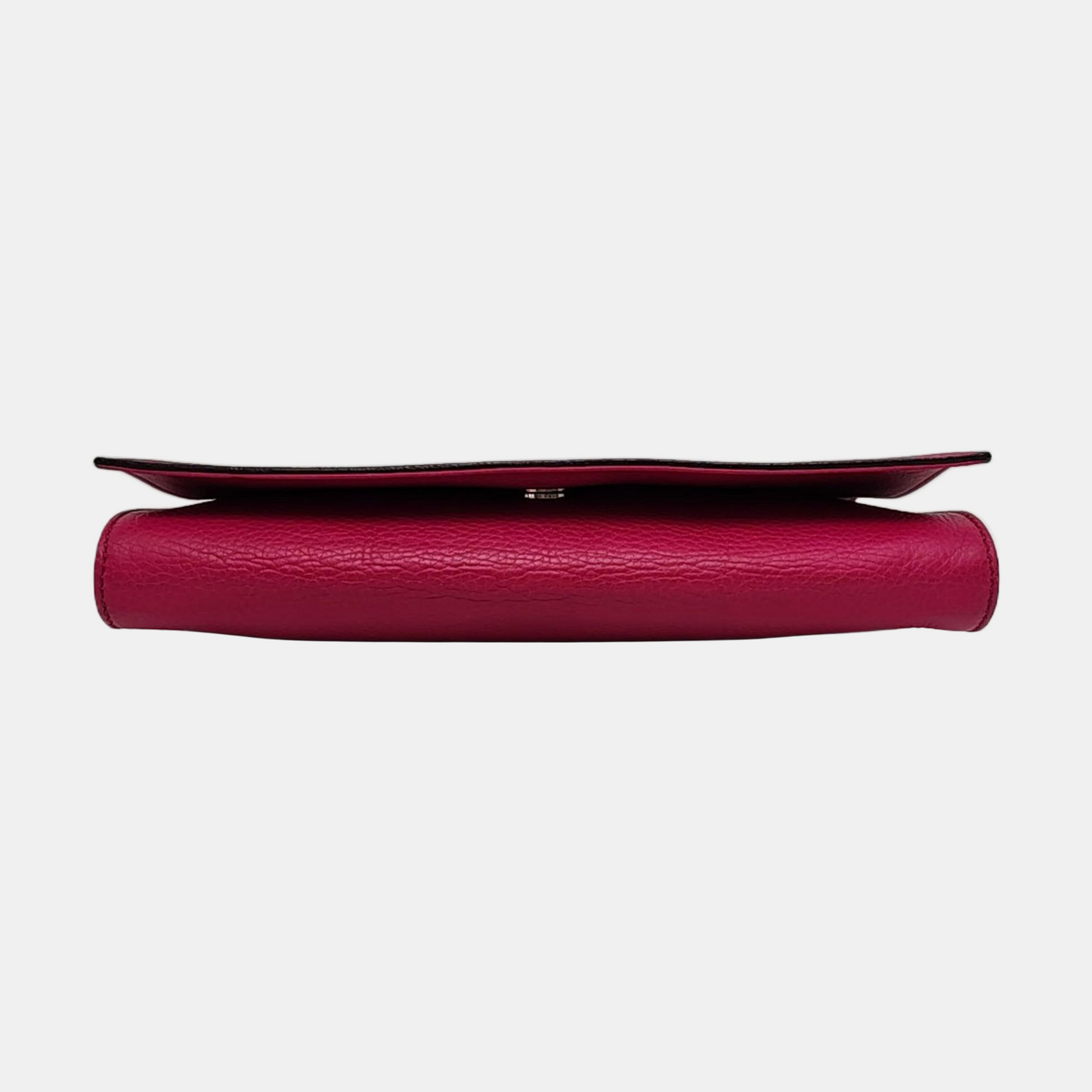 GUCCI Soho Pinkish-Purple Cowhide Clutch Bag Silver Hardware-(SKU)-956214199