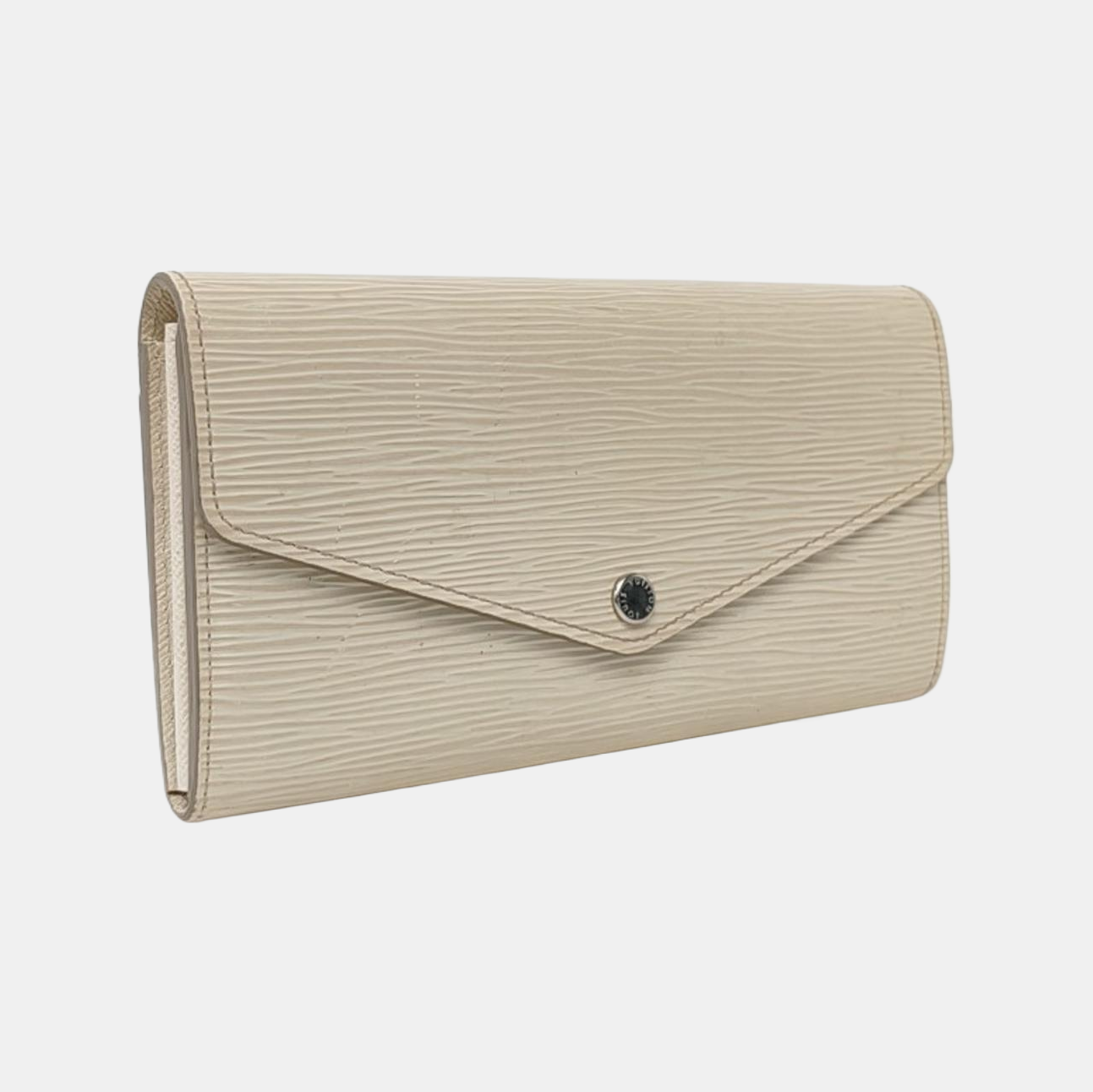 LOUIS VUITTON SARAH 米色EPI牛皮水波纹钱包 Silver Hardware-(SKU)-956137451