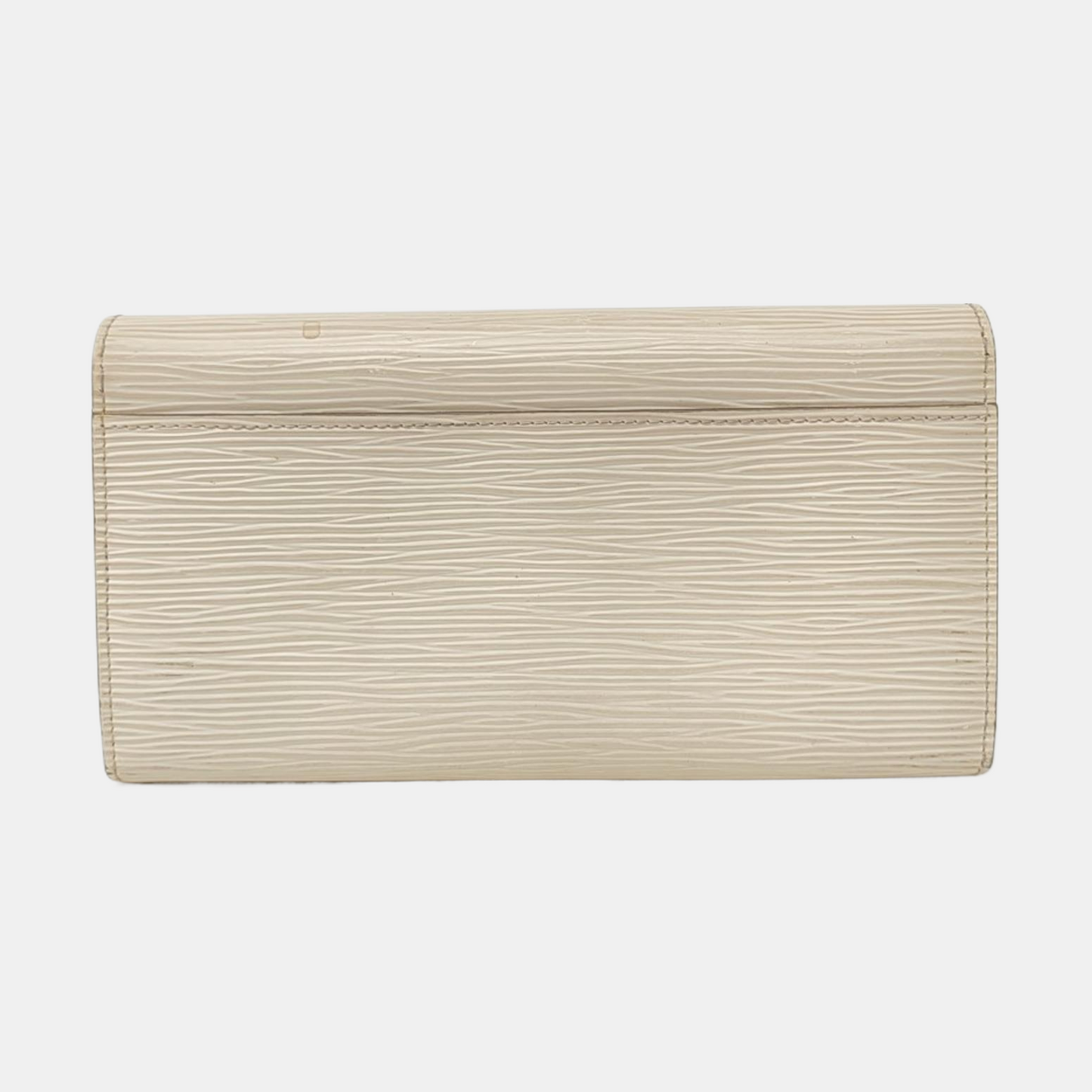 LOUIS VUITTON SARAH 米色EPI牛皮水波纹钱包 Silver Hardware-(SKU)-956137451