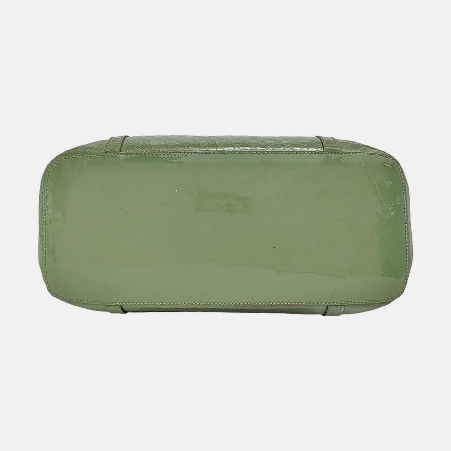 GUCCI Microguccissima Green Cowhide Old Flower Single Shoulder Bag Golden hardware-(SKU)-956277311