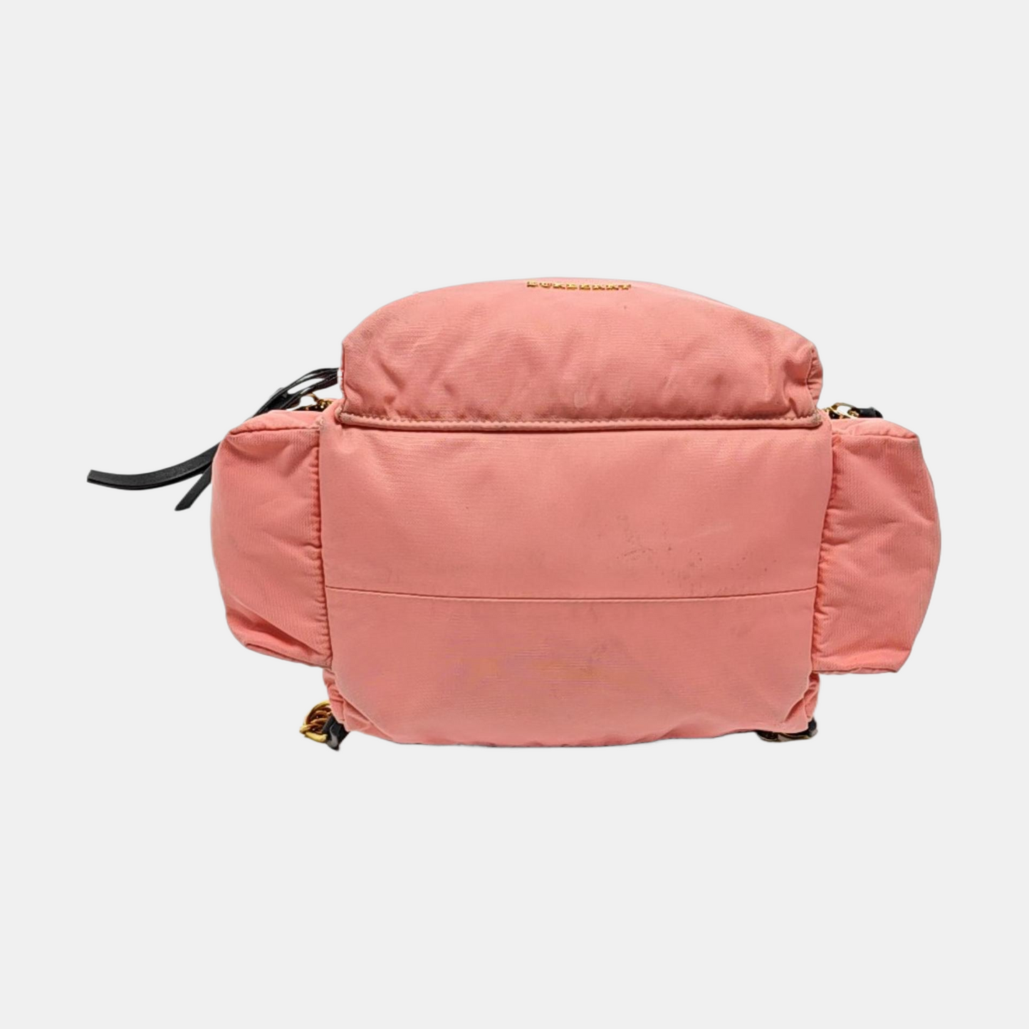 BURBERRY The Rucksack Medium size Pink Nylon Backpack Golden hardware-(SKU)-955860054