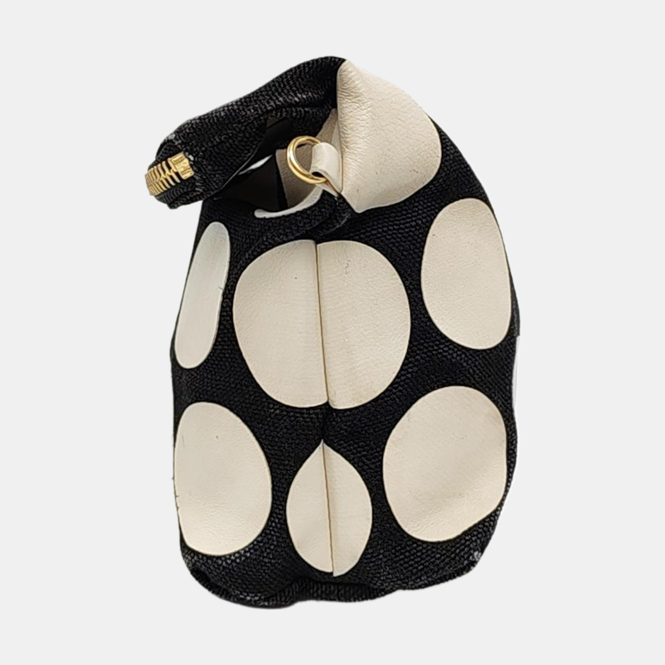 BURBERRY White Canvas Embroidered Single Shoulder Bag Crossbody Bag Handbag Golden hardware Removable shoulder strap-(SKU)-956284487