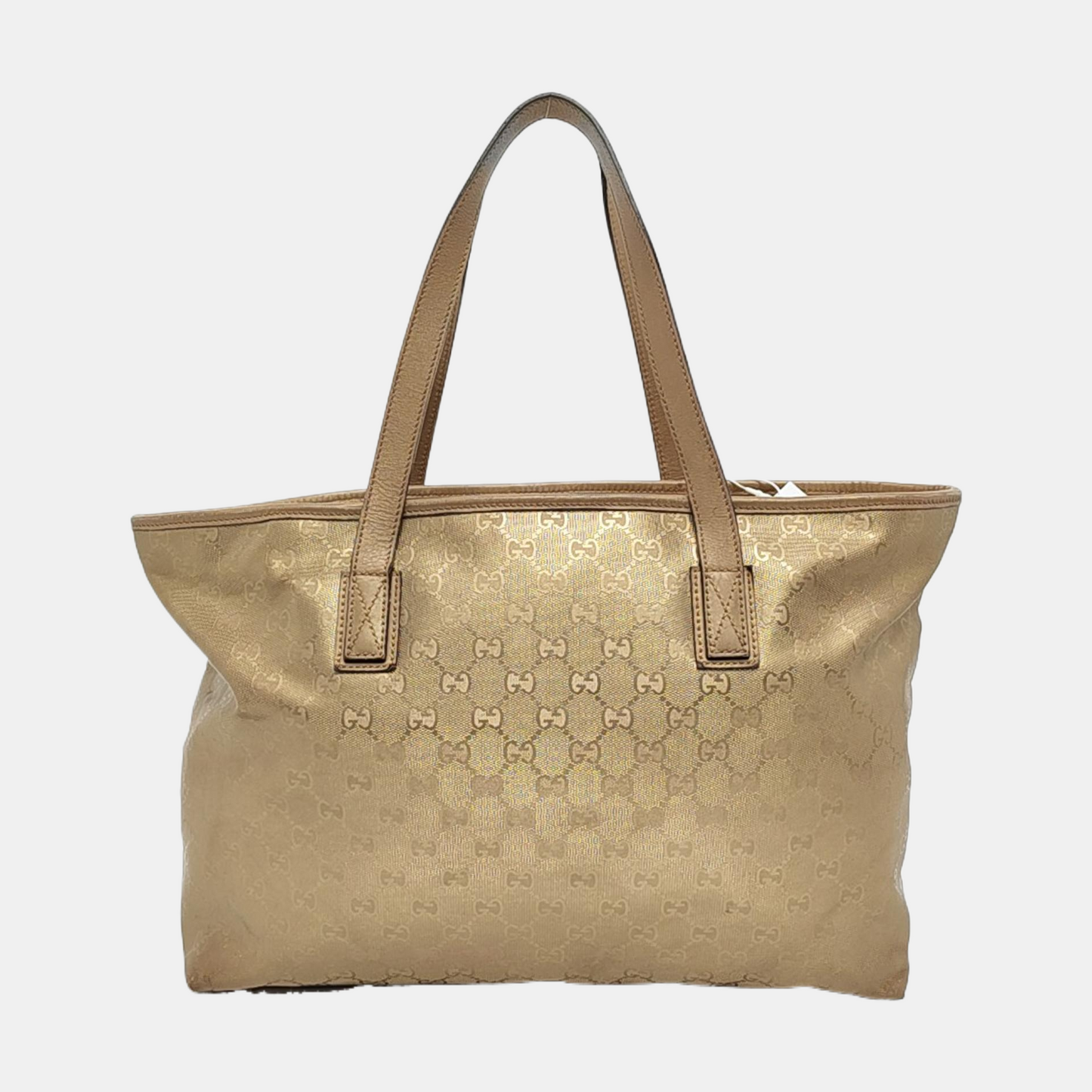 GUCCI GG Imprime Golden Coated Canvas Monogram Single Shoulder Bag Golden hardware-(SKU)-956434937