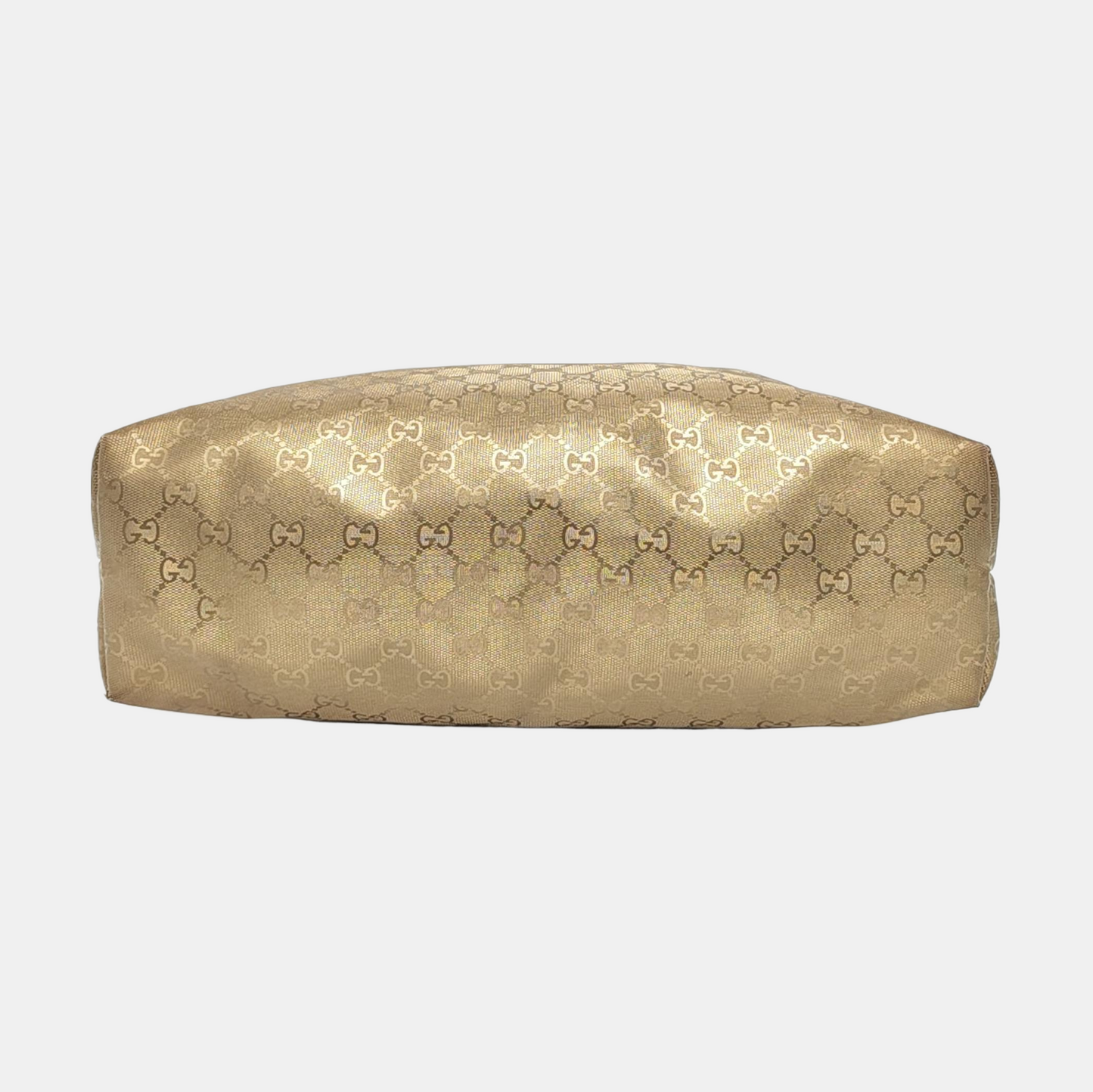GUCCI GG Imprime Golden Coated Canvas Monogram Single Shoulder Bag Golden hardware-(SKU)-956434937