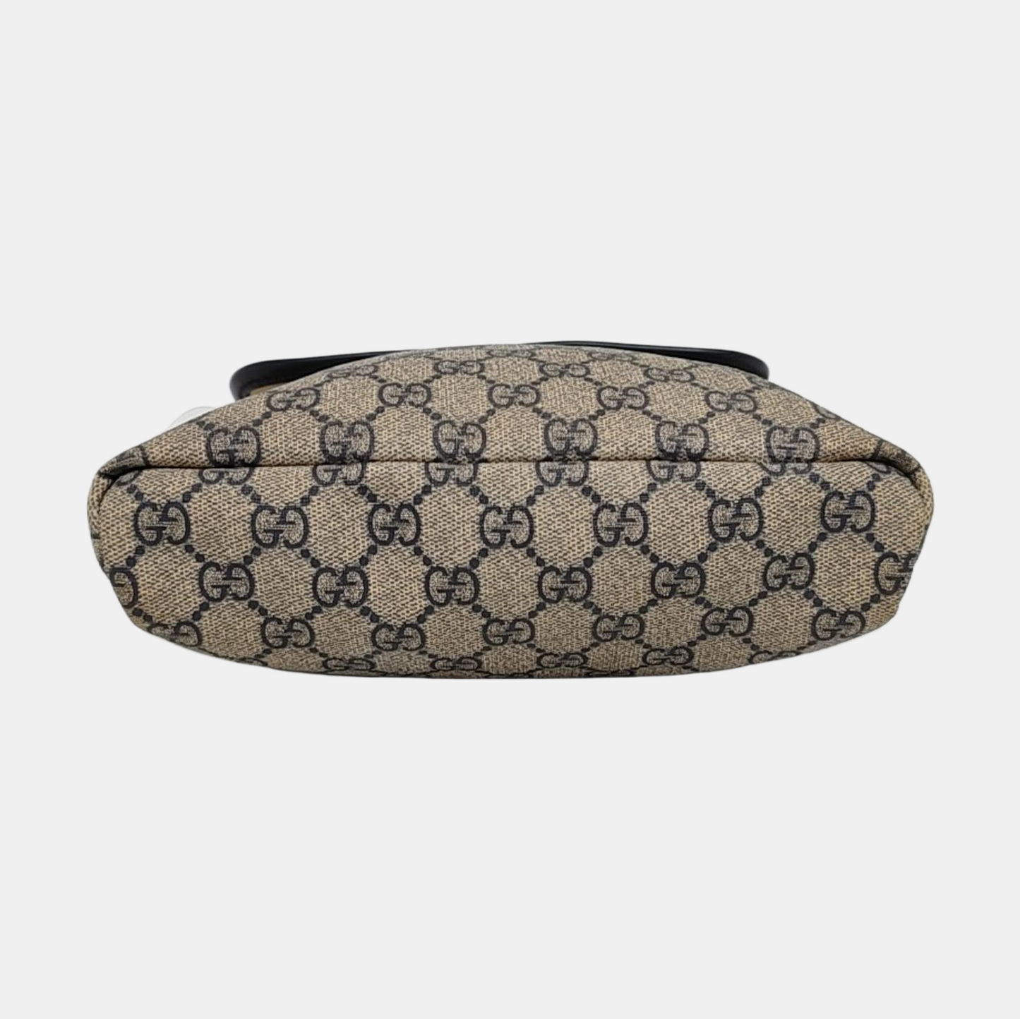 GUCCI Khaki Coated Canvas Old Flower Single Shoulder Bag Crossbody Bag Golden hardware-(SKU)-956510799