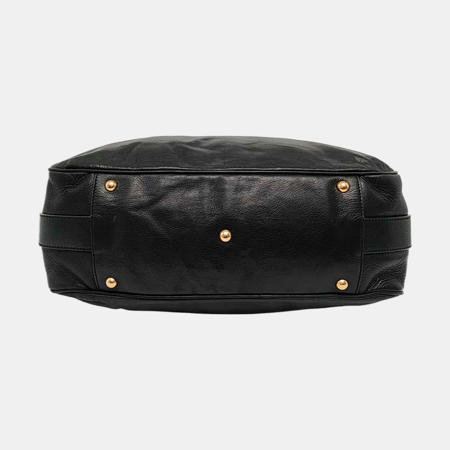 YSL RIVE GAUCHE Dark Green Cowhide Handbag Single Shoulder Bag Crossbody Golden hardware-(SKU)-956521580