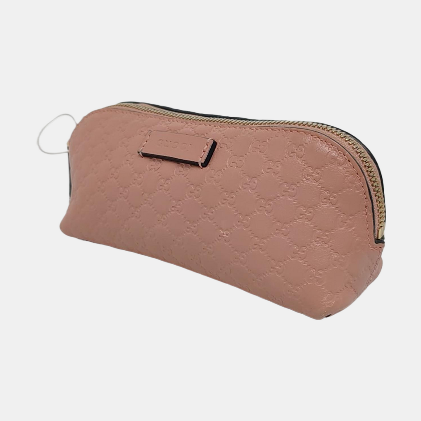 GUCCI Microguccissima Nude Pink Cowhide Monogram Embossed Wallet Golden hardware-(SKU)-956456828