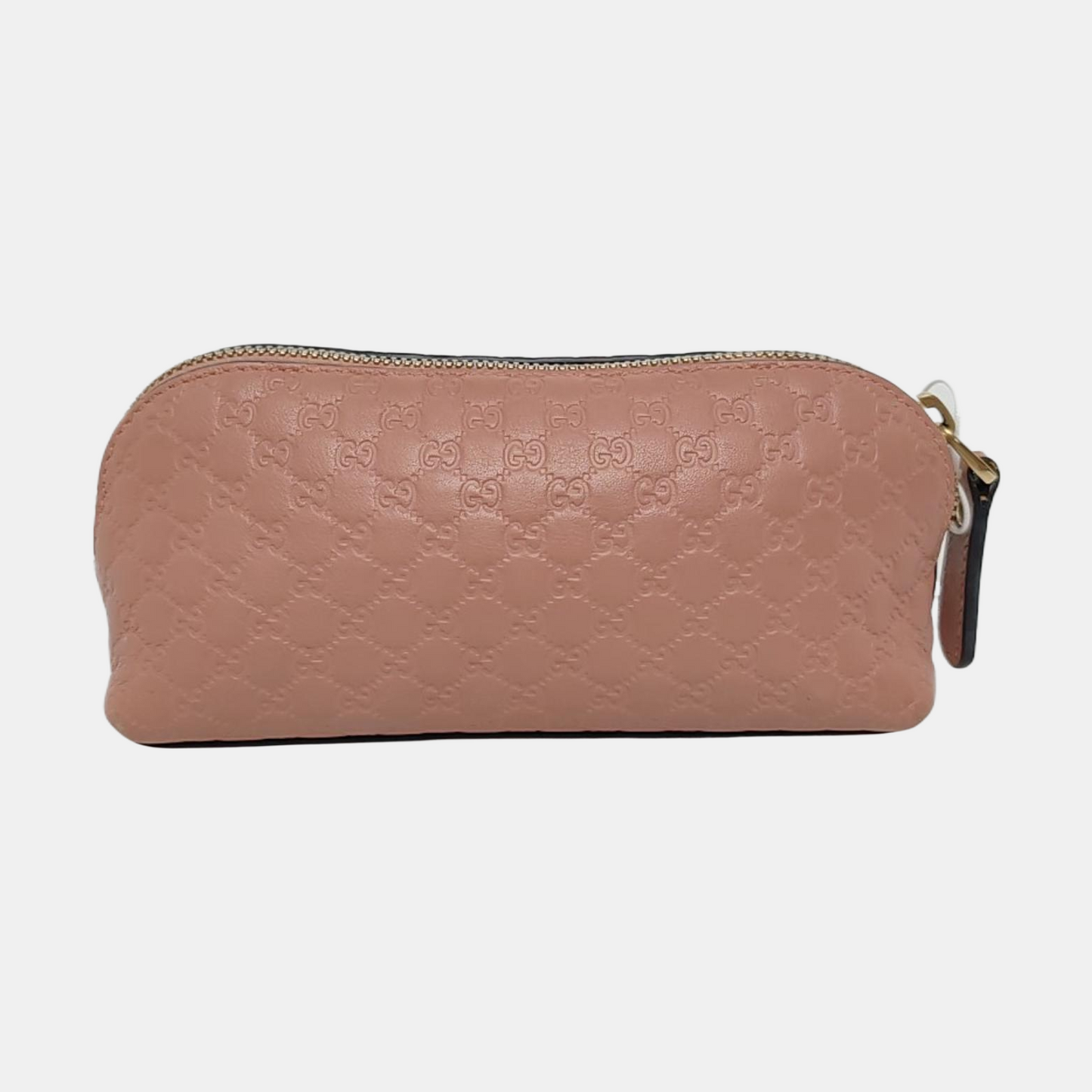 GUCCI Microguccissima Nude Pink Cowhide Monogram Embossed Wallet Golden hardware-(SKU)-956456828