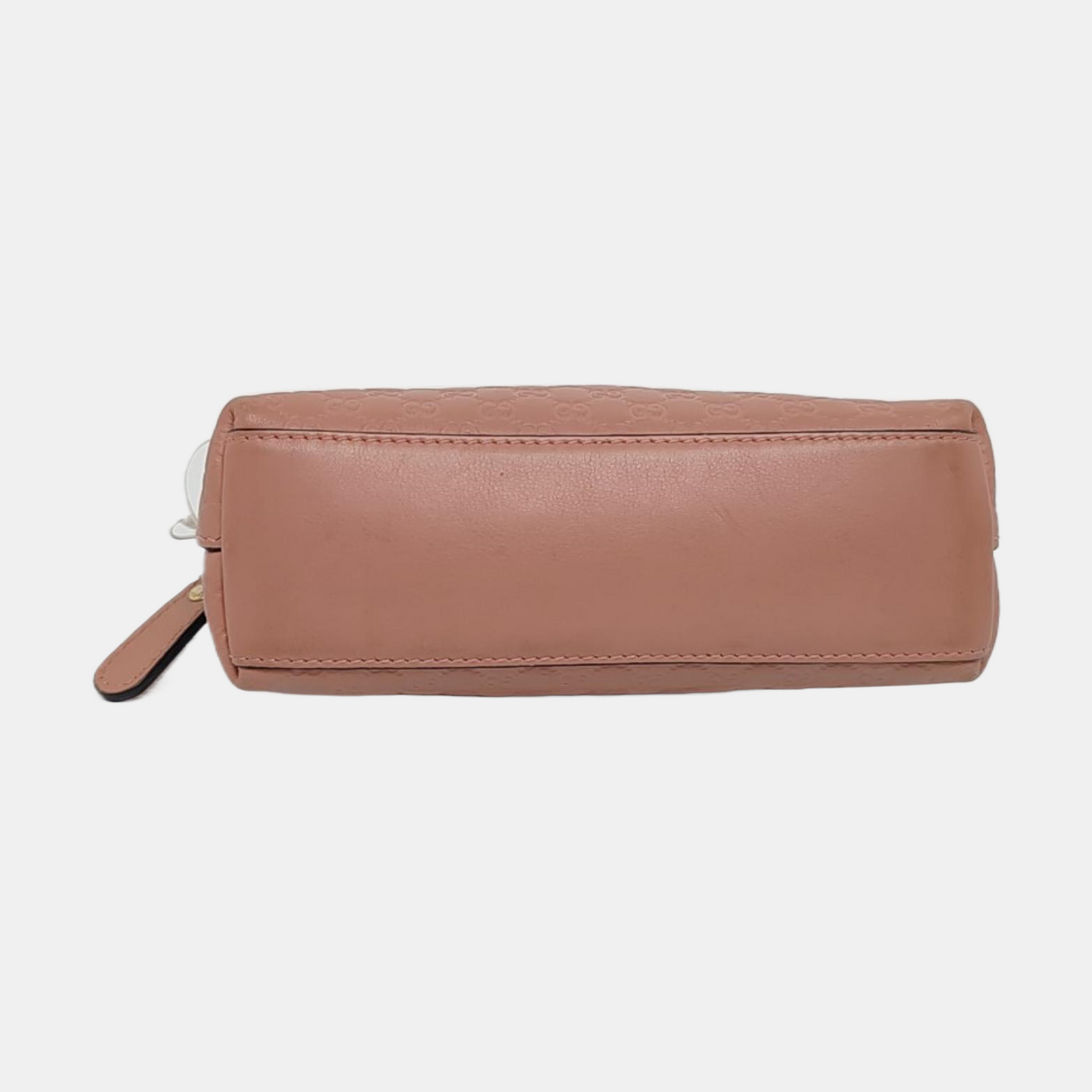 GUCCI Microguccissima Nude Pink Cowhide Monogram Embossed Wallet Golden hardware-(SKU)-956456828