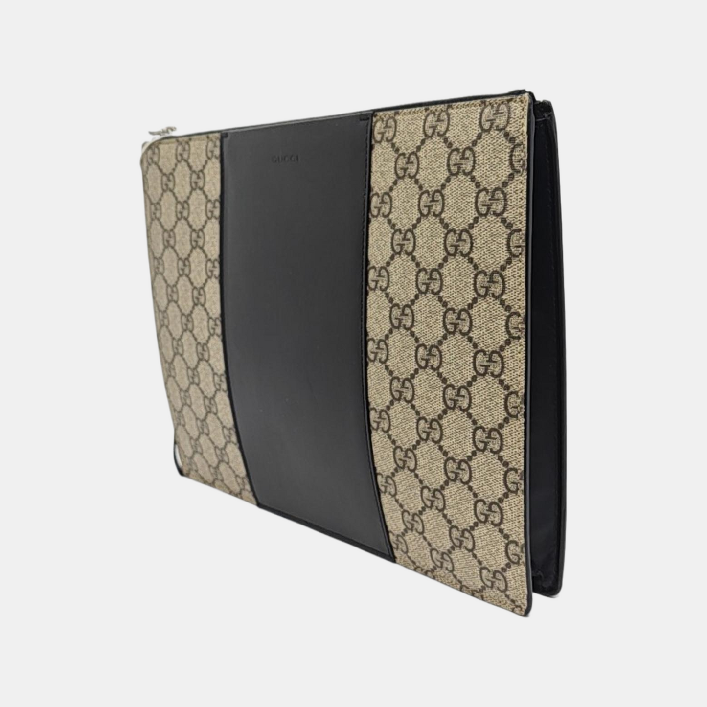 GUCCI Beige Coated Canvas Vintage Handbag Silver Hardware-(SKU)-956350936