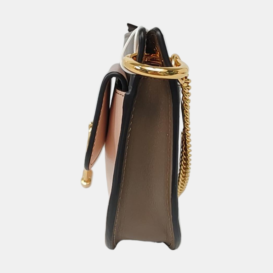 Chloé Tess Small size Red Leather Crossbody Bag Golden hardware Removable shoulder strap-(SKU)-956514791