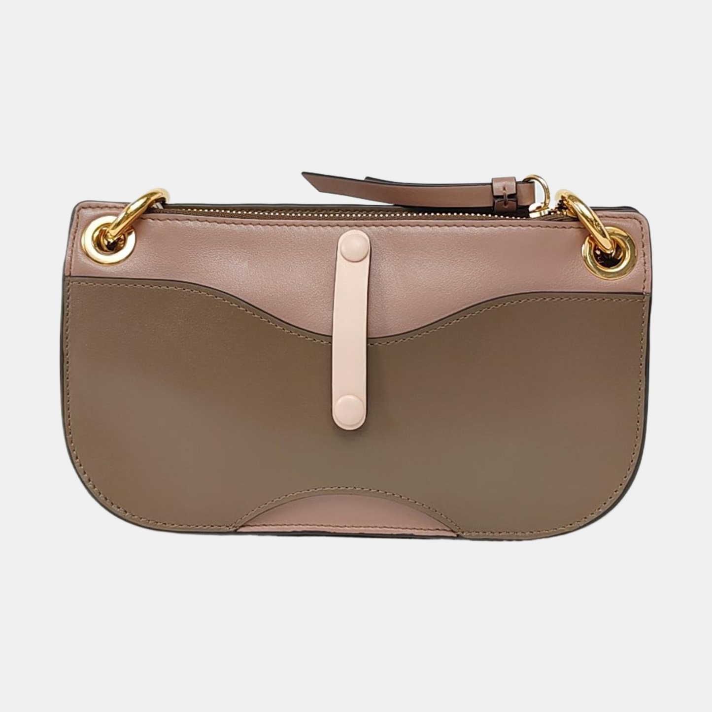 Chloé Tess Small size Red Leather Crossbody Bag Golden hardware Removable shoulder strap-(SKU)-956514791
