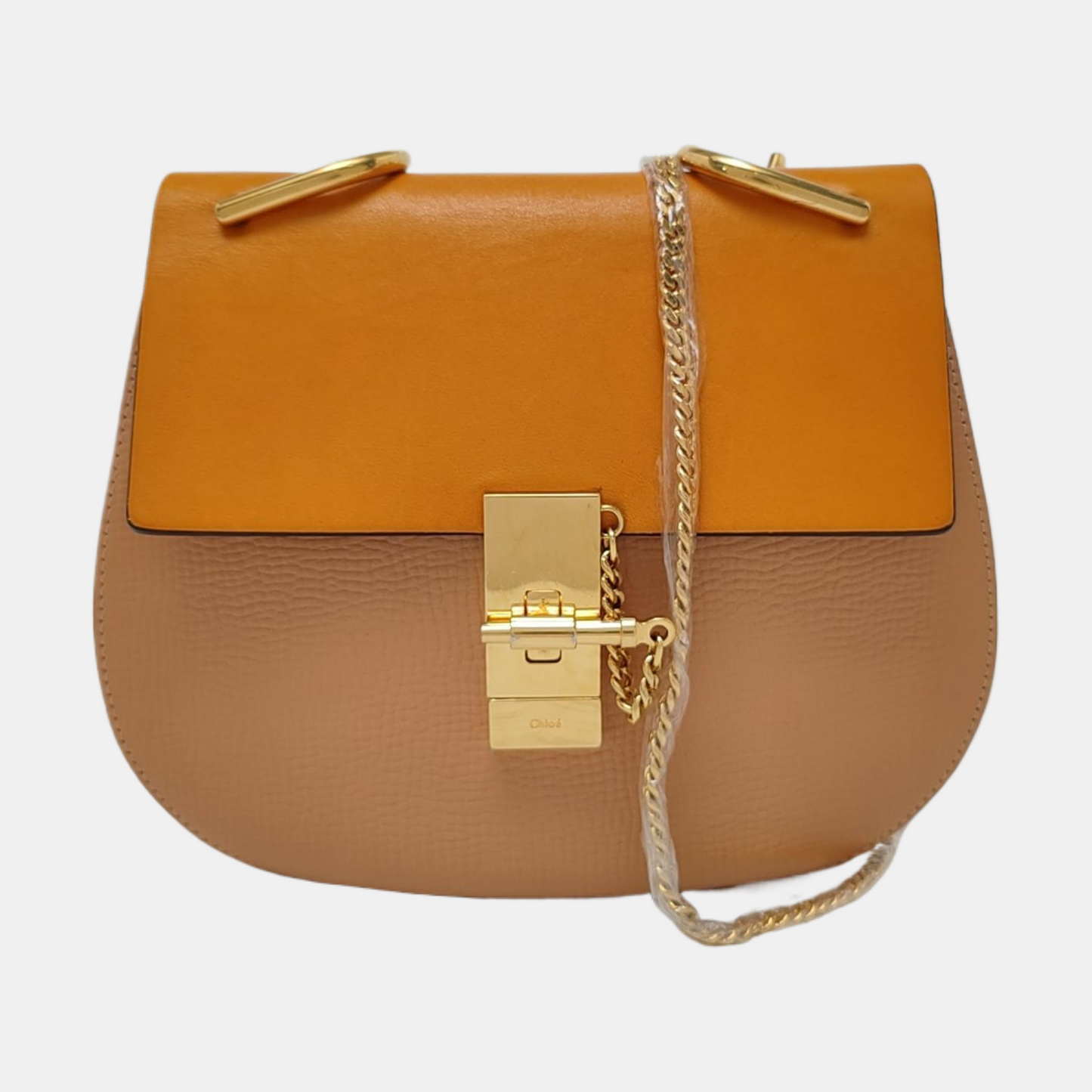 Chloé Drew Medium size Multicolor Cowhide Mini Pig Bag Crossbody Single Shoulder Bag Golden hardware Removable shoulder strap-(SKU)-956886327
