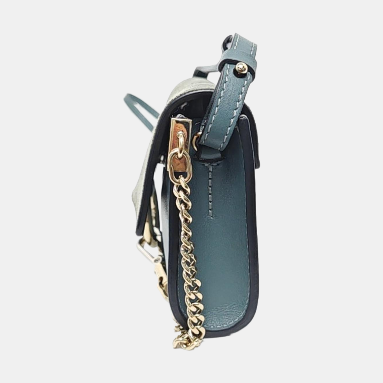 Chloé Faye Color block cowhide crossbody bag shoulder bag Golden Silver Hardware Removable shoulder strap-(SKU)-957041117
