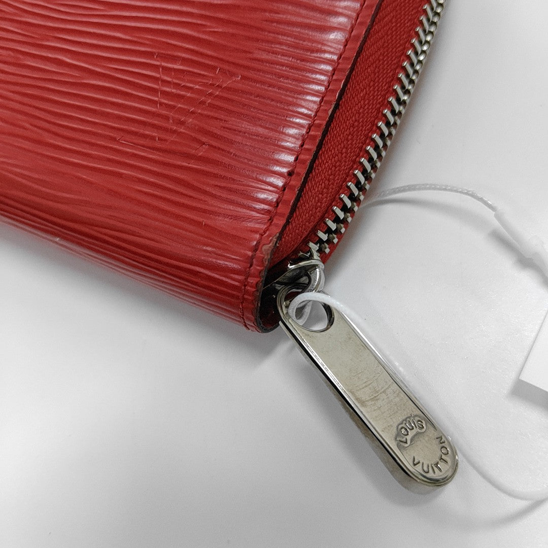 LOUIS VUITTON 红色EPI牛皮水波纹钱包 Silver Hardware-(SKU)-956859252