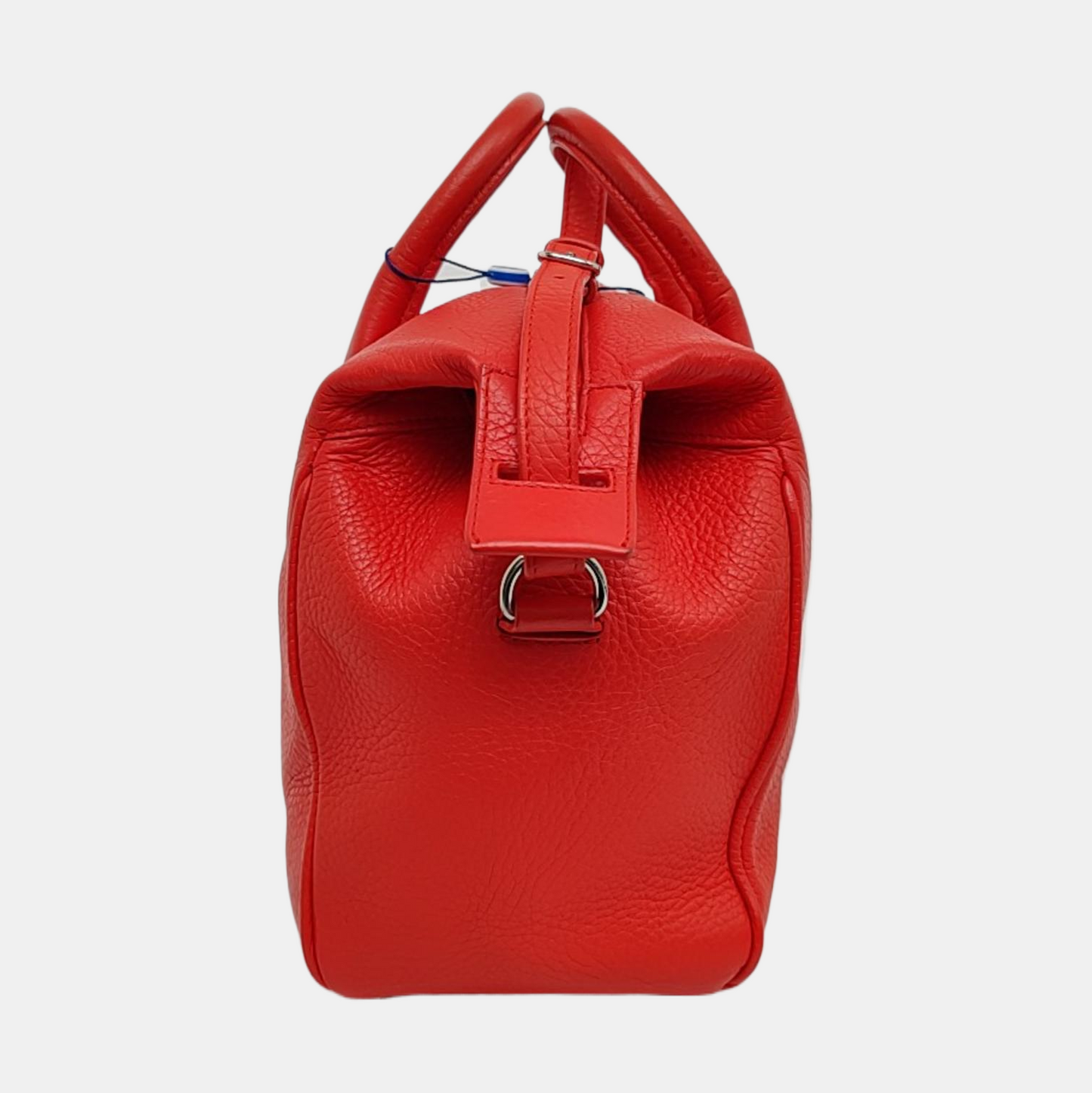 BALENCIAGA Tote bag Red Calf Leather Crossbody Shoulder Bag Tote Silver Hardware Removable shoulder strap-(SKU)-957128355