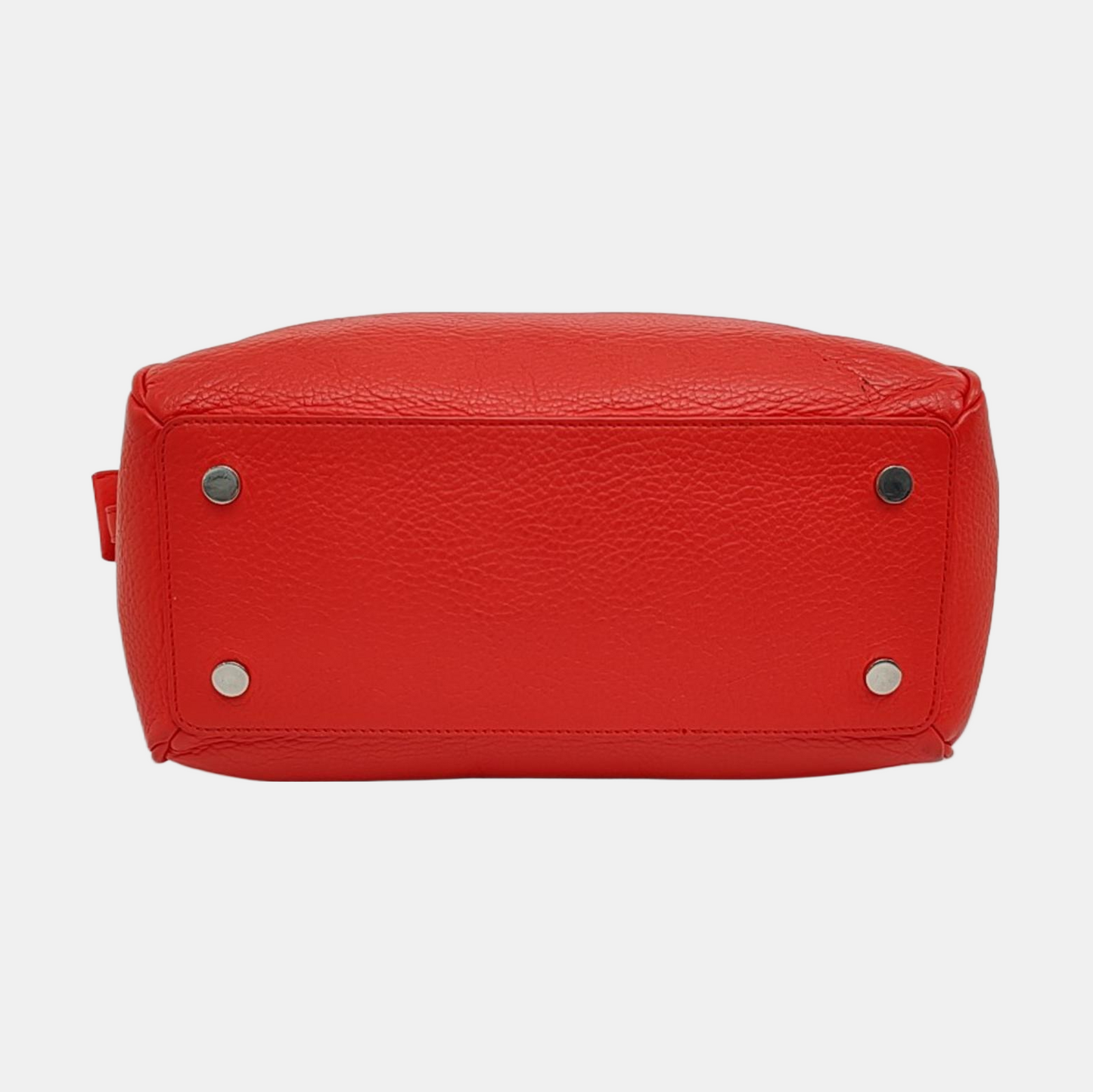 BALENCIAGA Tote bag Red Calf Leather Crossbody Shoulder Bag Tote Silver Hardware Removable shoulder strap-(SKU)-957128355
