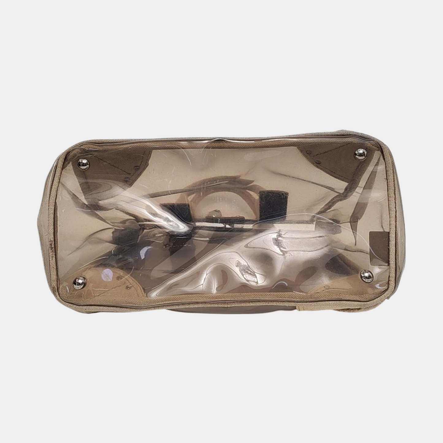 PRADA Transparent special material inlay handbag Silver Hardware Sub-bag-(SKU)-957328200