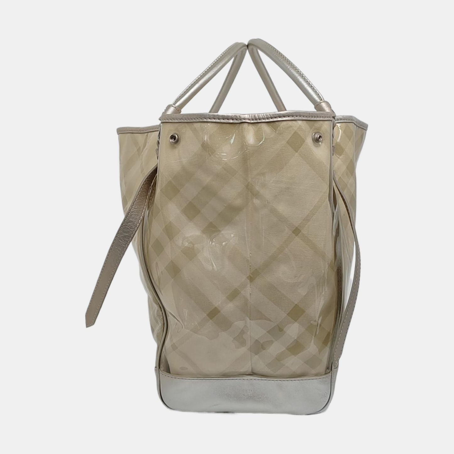 BURBERRY Tote bag Silver Special Material Printed Tote Bag Silver Hardware Sub-bag-(SKU)-957140002