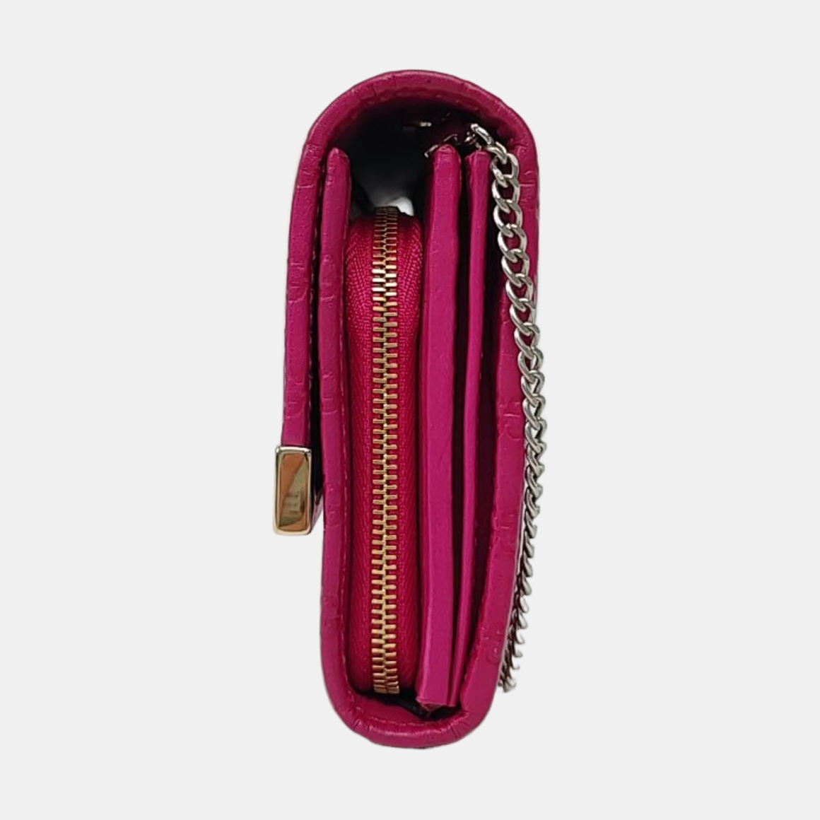 GUCCI Microguccissima Fuchsia Cowhide Monogram Wallet Golden hardware-(SKU)-957189181