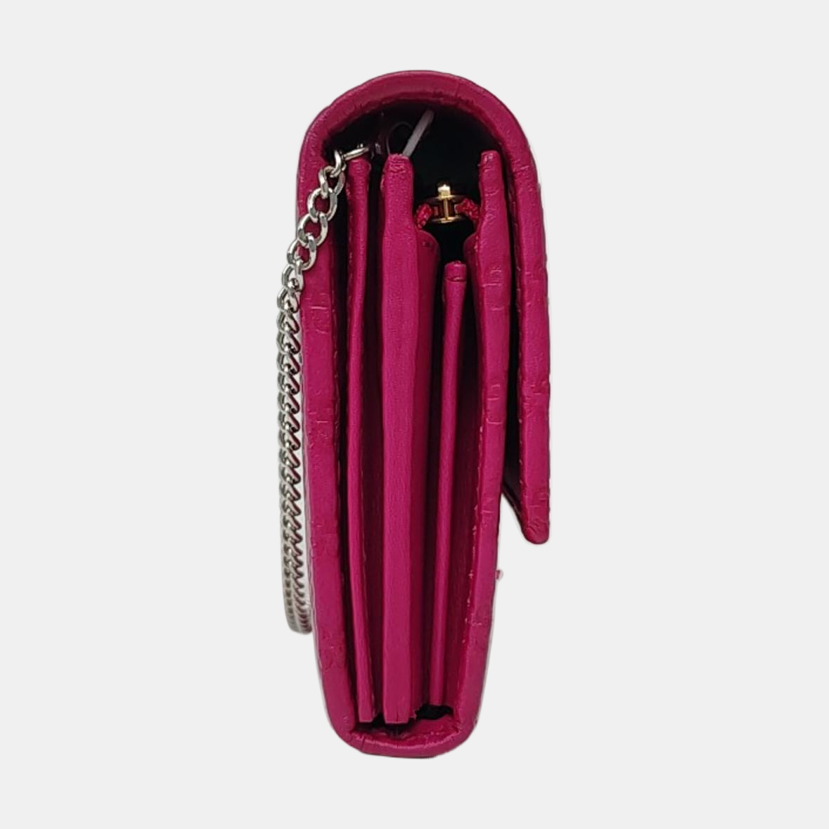 GUCCI Microguccissima Fuchsia Cowhide Monogram Wallet Golden hardware-(SKU)-957189181