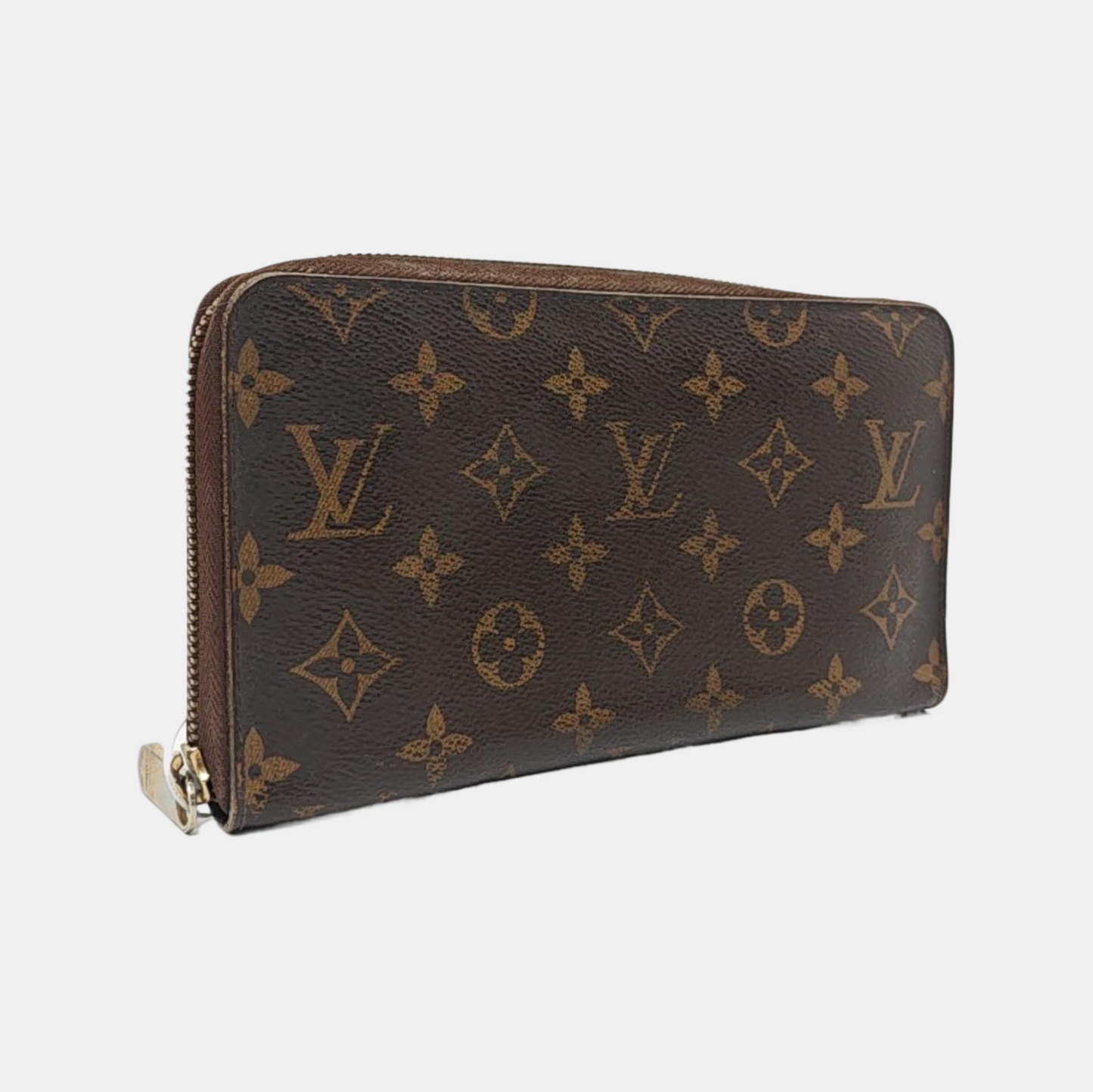 LOUIS VUITTON INSOLITE Brown coated canvas vintage wallet Golden hardware-(SKU)-957235137