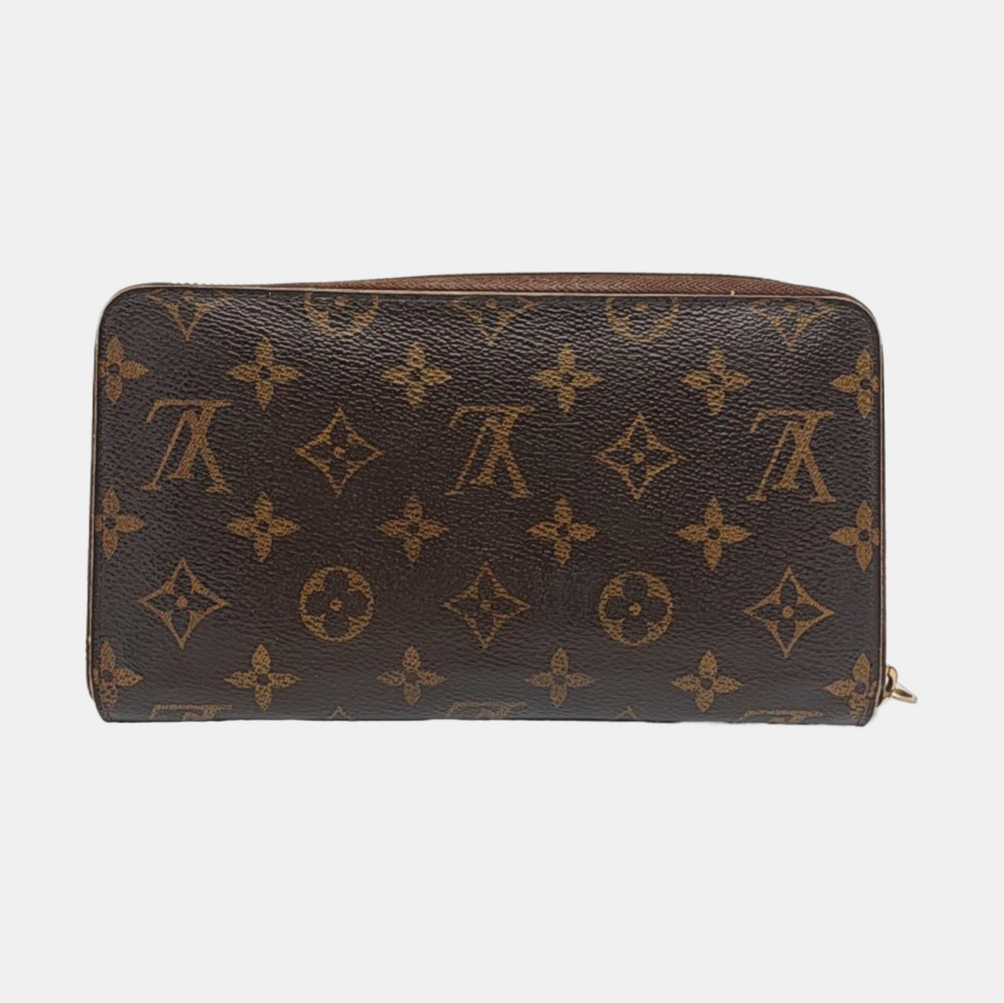 LOUIS VUITTON INSOLITE Brown coated canvas vintage wallet Golden hardware-(SKU)-957235137