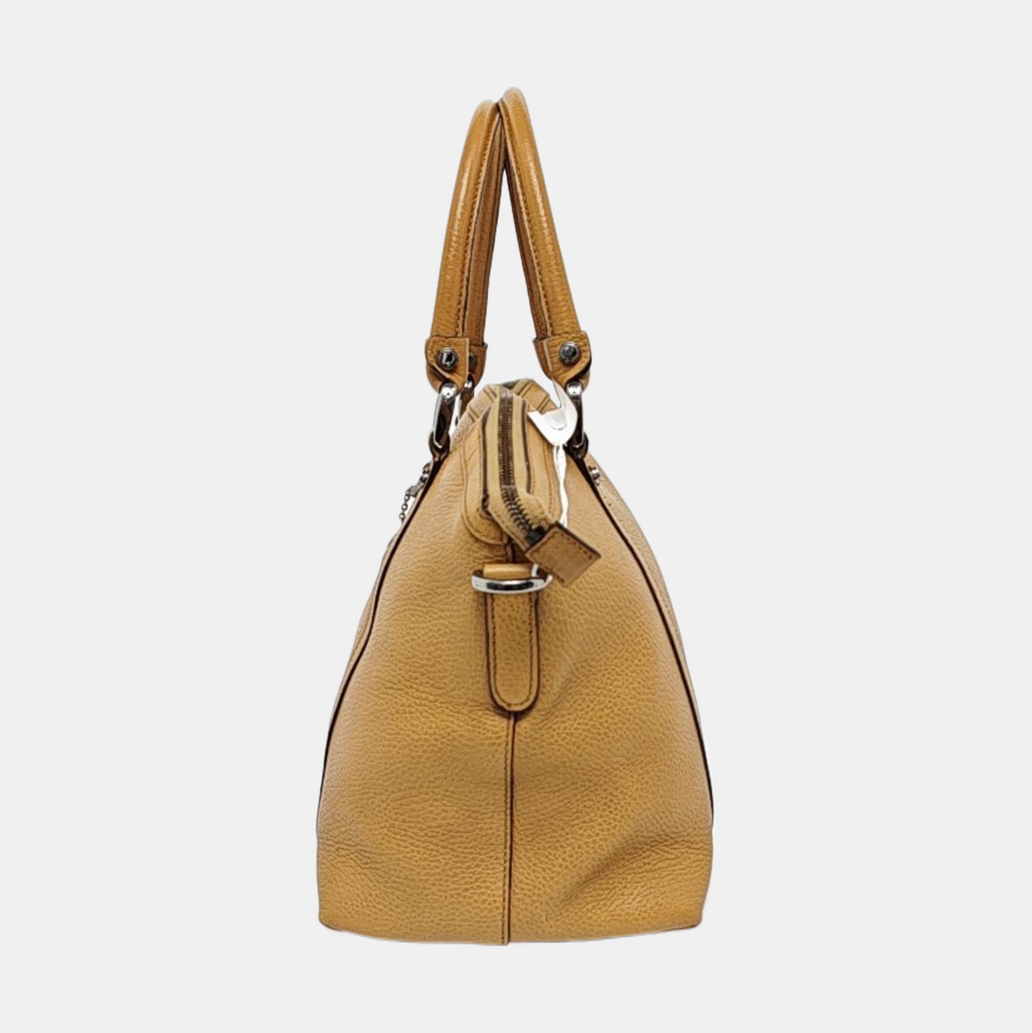 GUCCI Microguccissima Brown Cowhide Handbag Silver Hardware-(SKU)-957550870