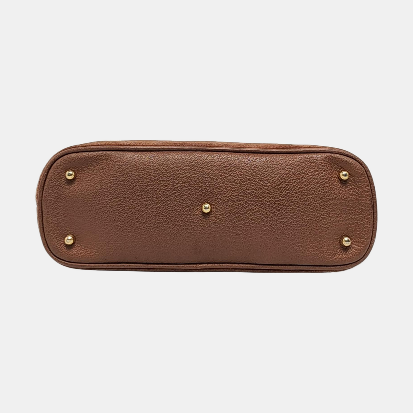 GUCCI Bamboo 1947 Dark Brown Cowhide Bamboo Handle Bamboo Handle Bag Single Shoulder Bag Golden hardware-(SKU)-941637943