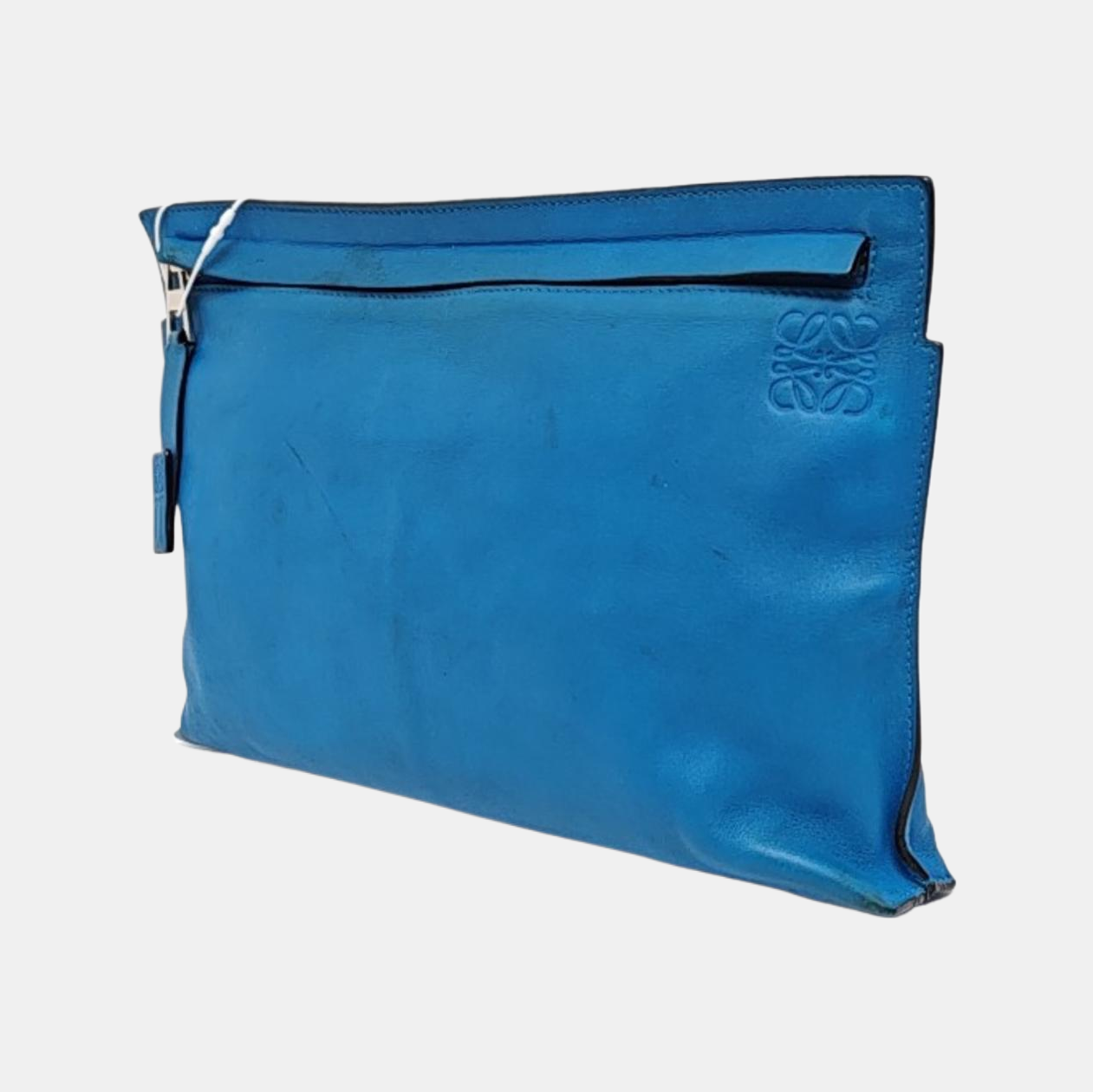 LOEWE RepeatBlue Calfskin Embossed Handbag-(SKU)-957639765