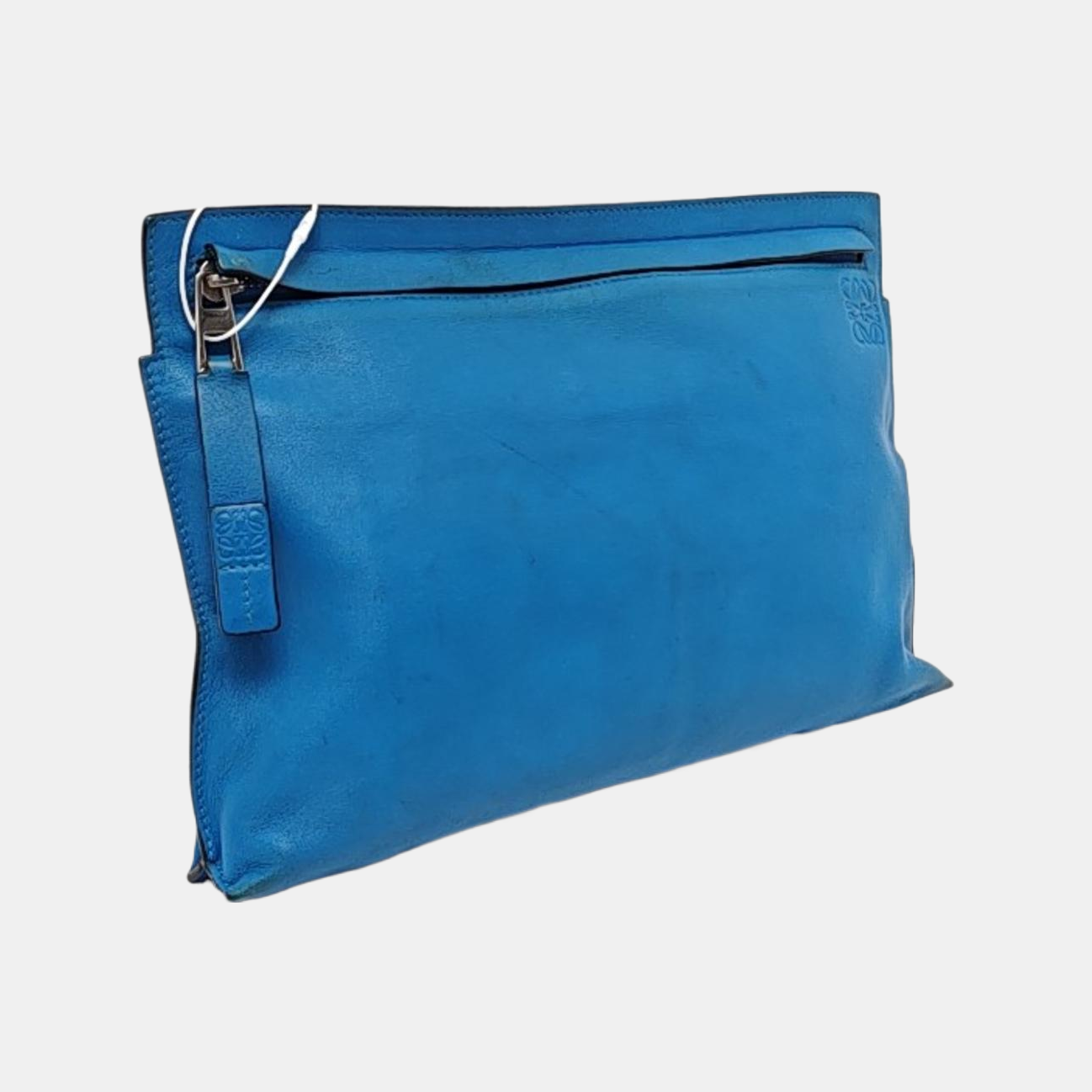 LOEWE RepeatBlue Calfskin Embossed Handbag-(SKU)-957639765