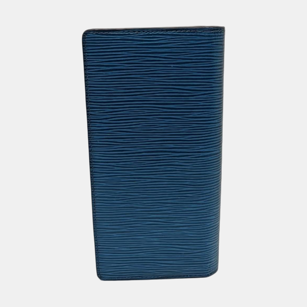LOUIS VUITTON 蓝色EPI牛皮水波纹钱包 Silver Hardware-(SKU)-957693013