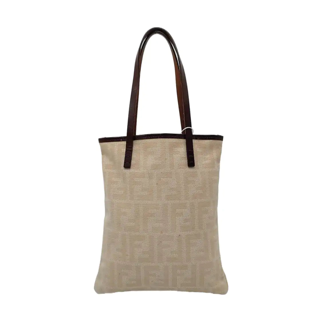 FENDI Tote bag 卡其色牛皮双FHandheld包 Vintage model Sub-bag-(SKU)-957751090
