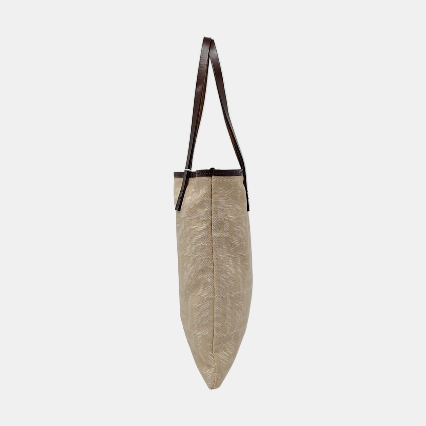 FENDI Tote bag 卡其色牛皮双FHandheld包 Vintage model Sub-bag-(SKU)-957751090