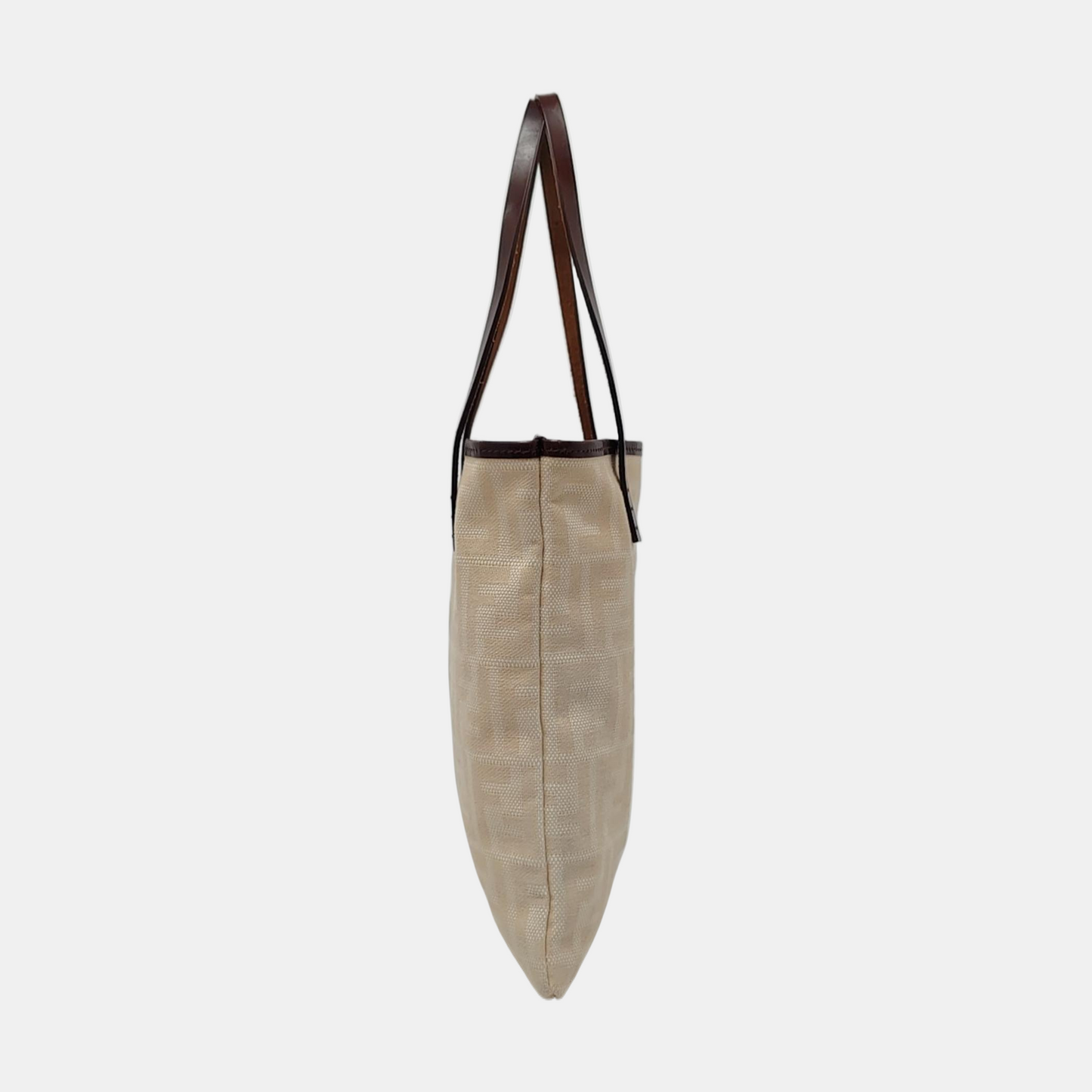 FENDI Tote bag 卡其色牛皮双FHandheld包 Vintage model Sub-bag-(SKU)-957751090