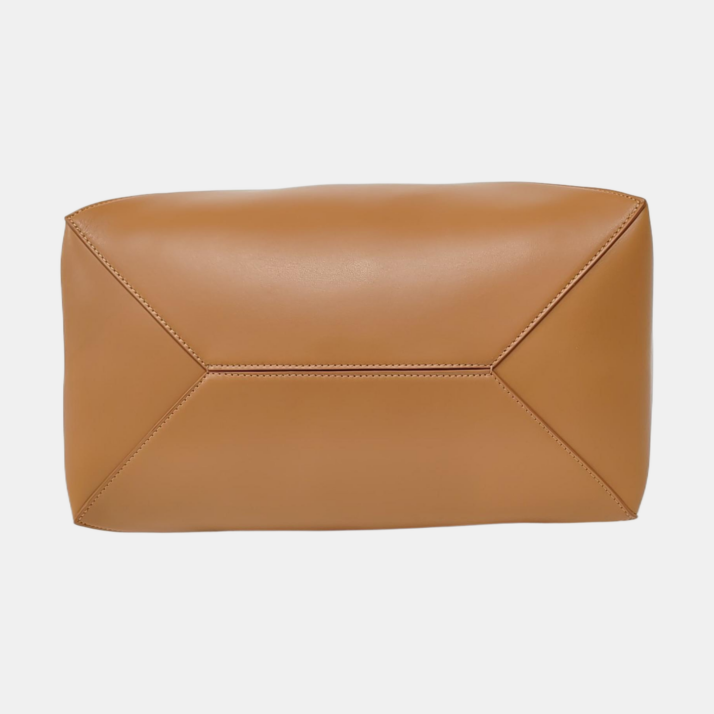 LOEWE Puzzle Fold Large Brown Leather Quilted Shoulder Bag and Tote-(SKU)-957928785