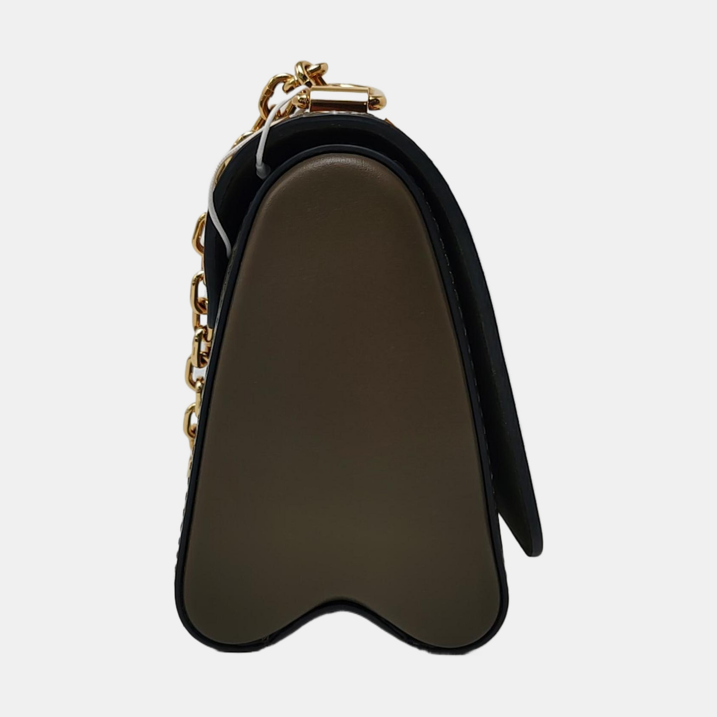 LOUIS VUITTON TWIST Small Green Leather Embroidered Crossbody Shoulder Bag with Gold Hardware-(SKU)-957815452