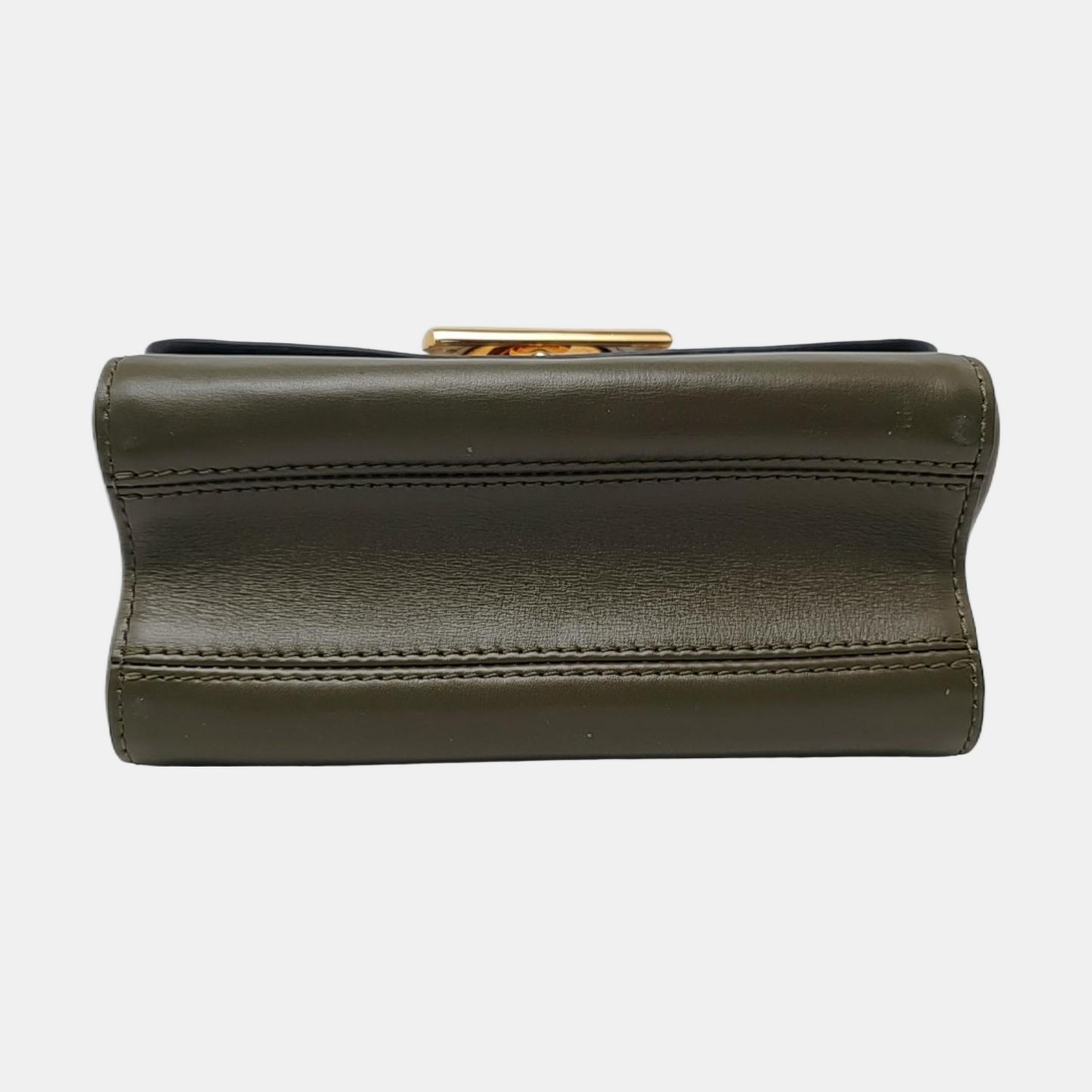 LOUIS VUITTON TWIST Small Green Leather Embroidered Crossbody Shoulder Bag with Gold Hardware-(SKU)-957815452